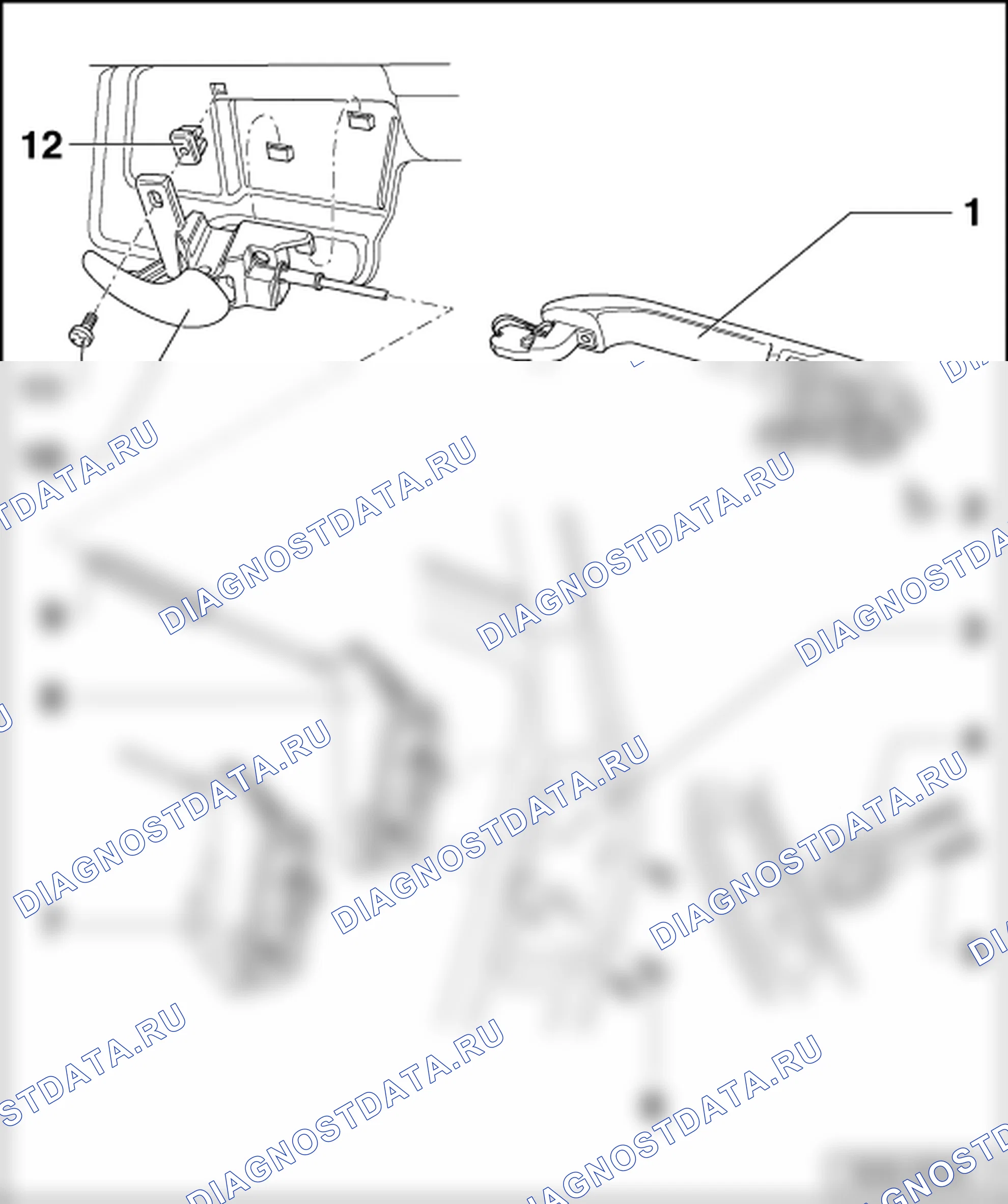 Задняя дверь. SEAT Alhambra I