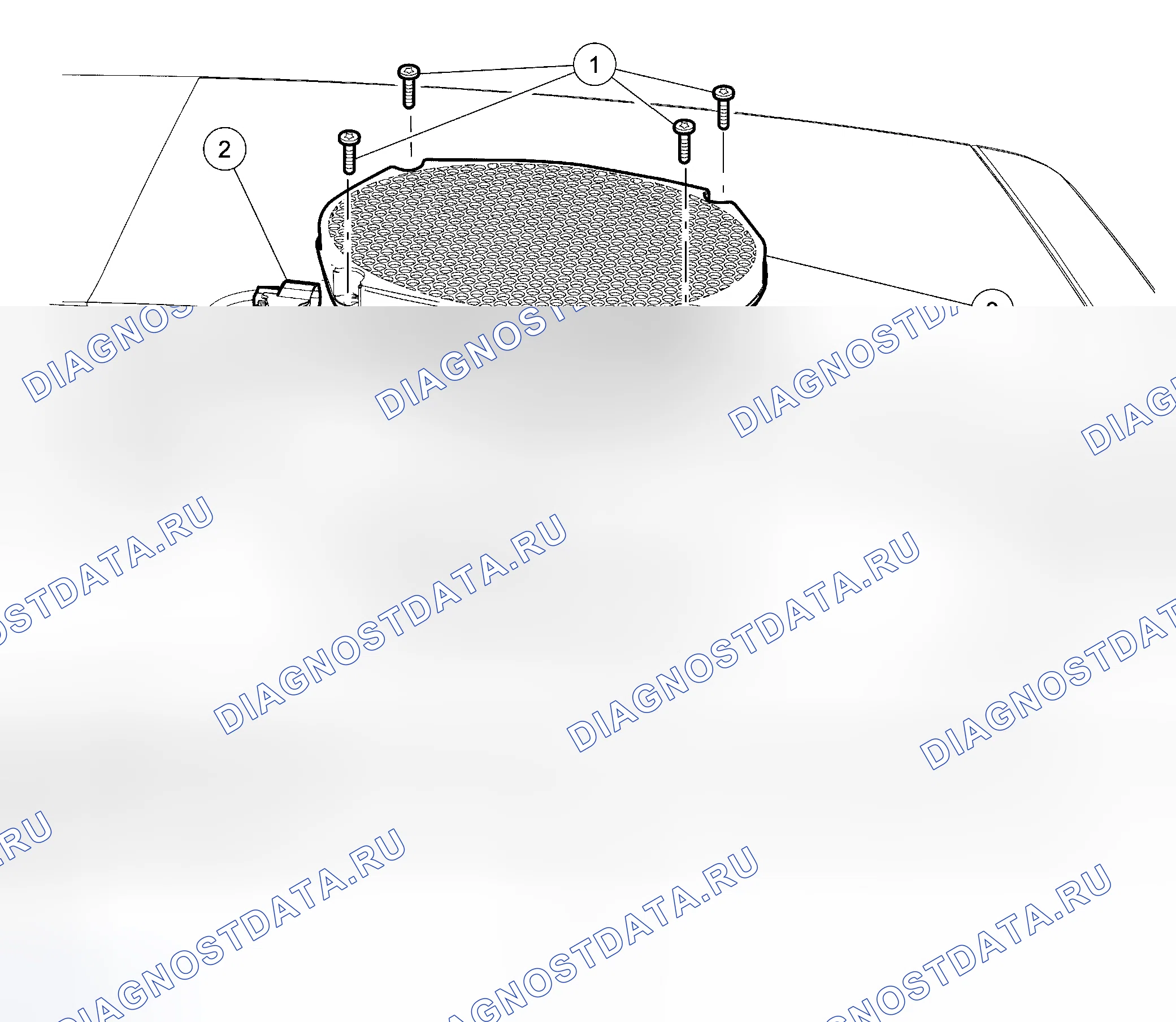 Рис. 41: Динамик полки посылки. Hyundai Mistra II