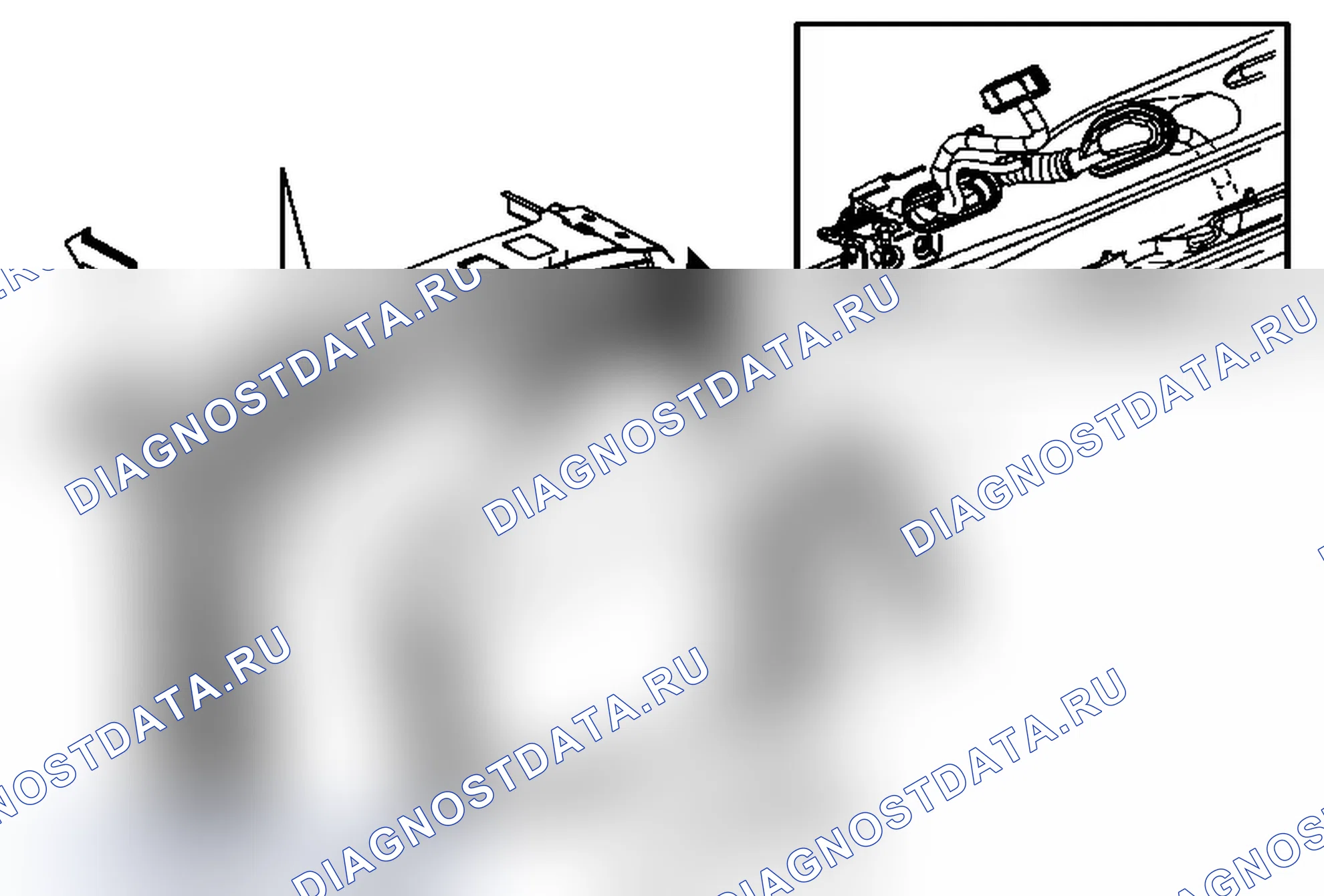 Рис. 6: Замена дверь багажника (кроме Avalanche и EXT Escalade). Chevrolet Tahoe III