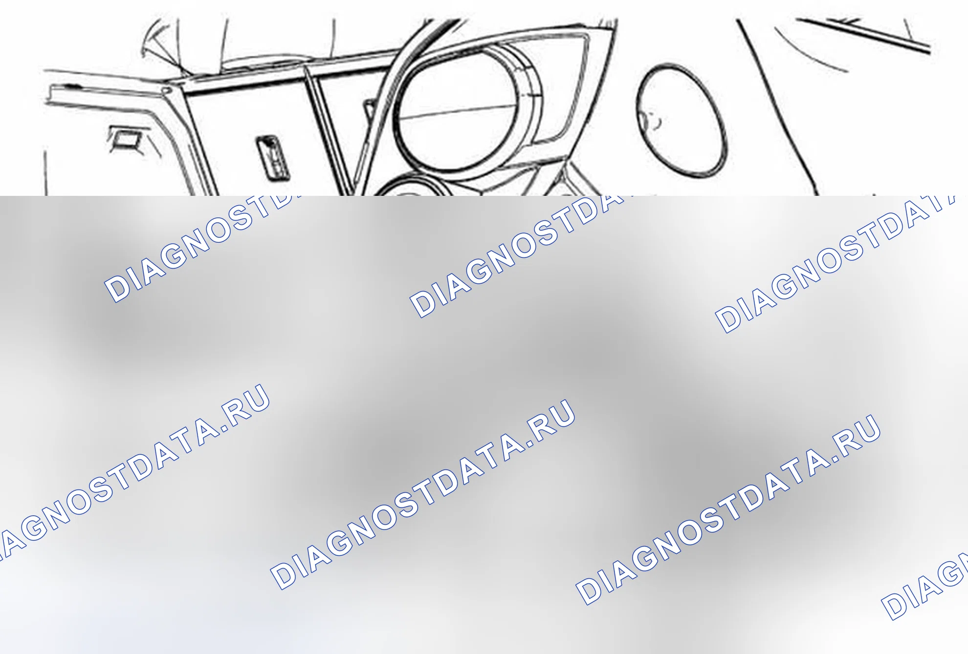Рис. 19: Замена внешней направляющей заднего бампера Fascia (хэтчбек). Chevrolet Sonic I