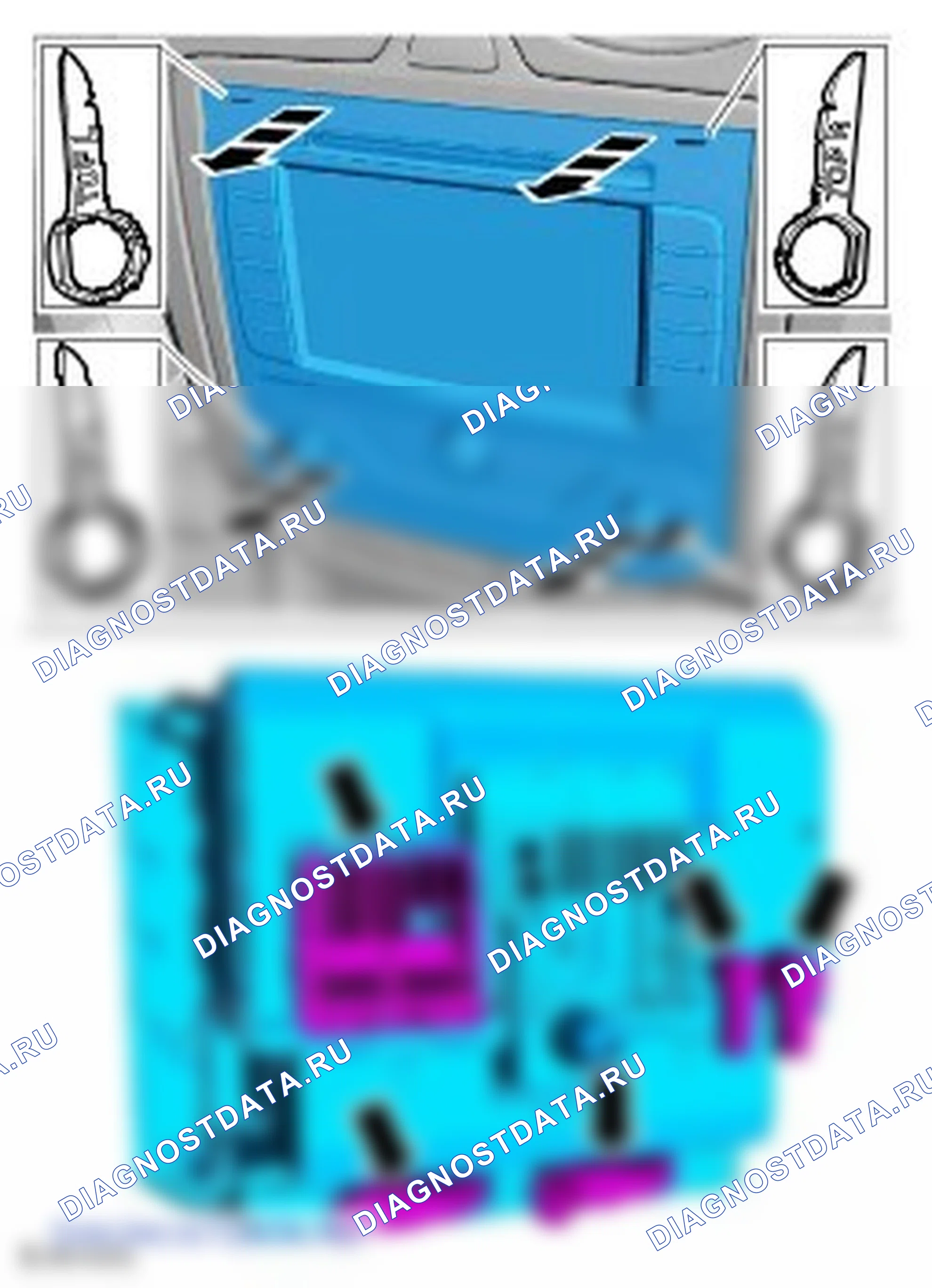 Audio-Gerät — с 01/2008, Fahrzeuge ausgestattet mit DVD Navigationssystem mit Touchscreen: описание и работа. Ford C-MAX I рестайлинг