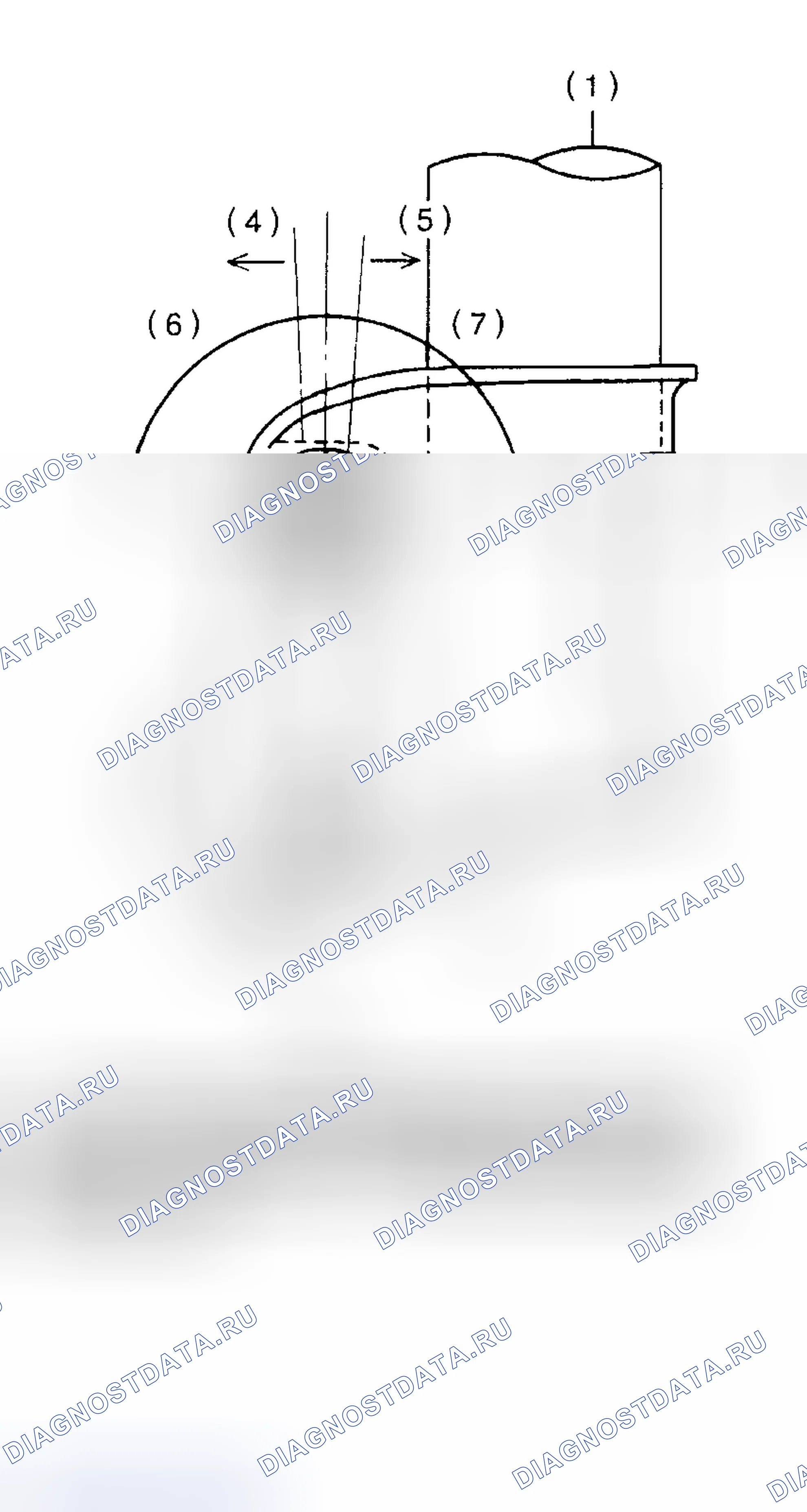 Рис. 12: Регулировка переднего развала. Subaru Outback BH