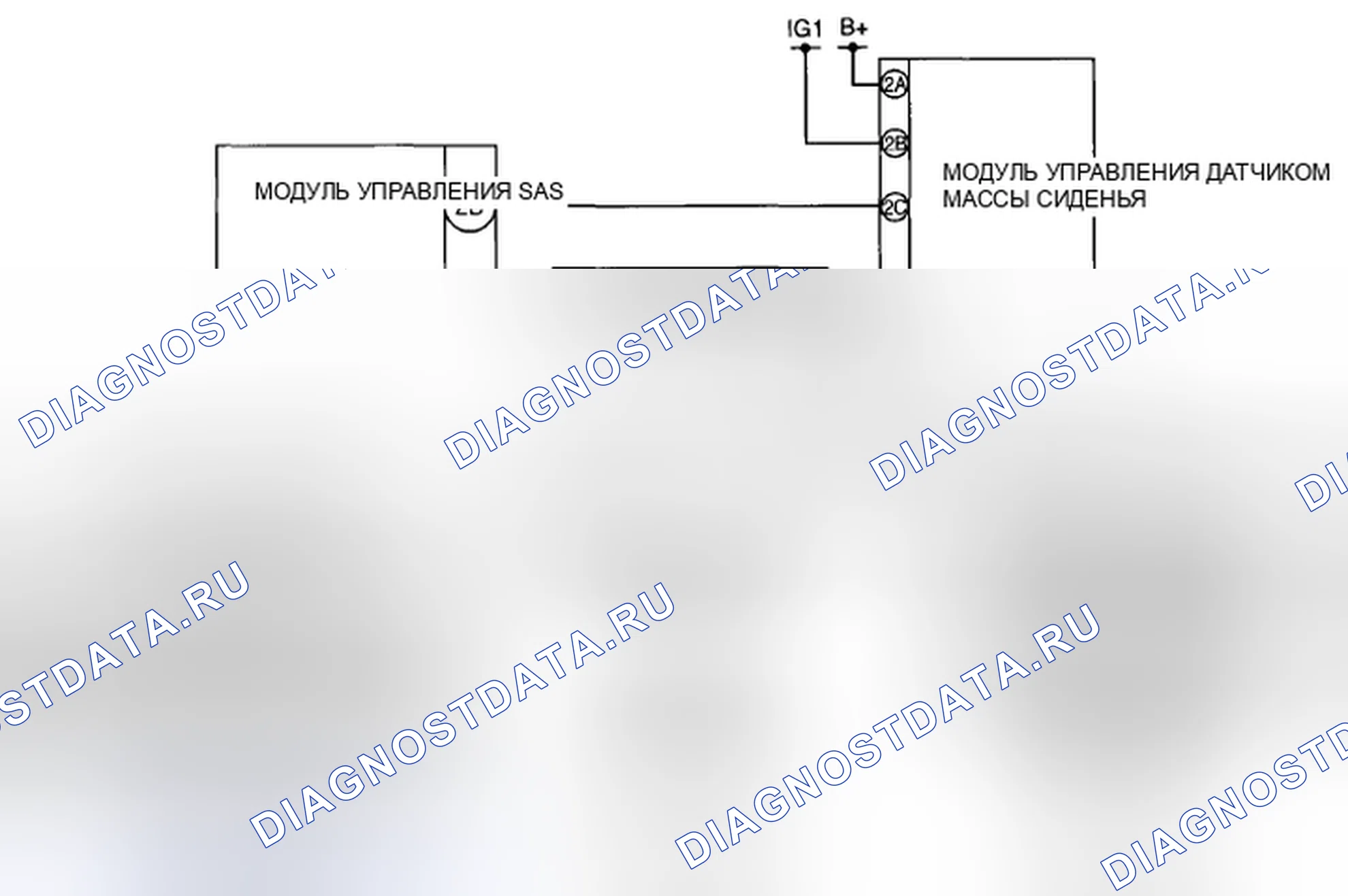 Рис. 45: расшифровка кода ошибки B0052-09 / B0052-11 / xtegx2-14: ПЕРЕКЛЮЧАТЕЛЬ ПРЯЖКИ СО СТОРОНЫ ПАССАЖИРА B0052. Mazda CX-5 I