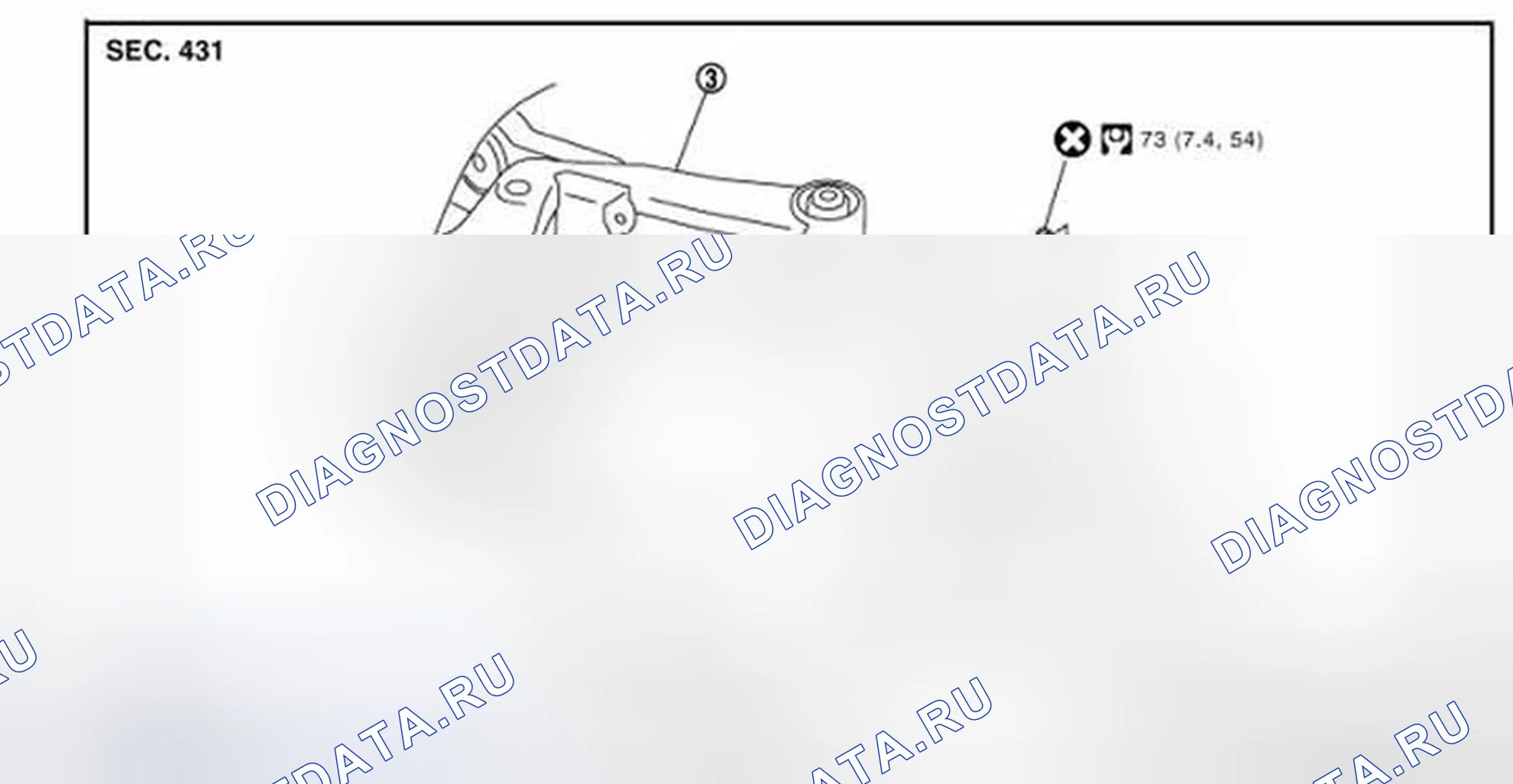 Рис. 5: Разнесенный вид. Infiniti G37 IV рестайлинг