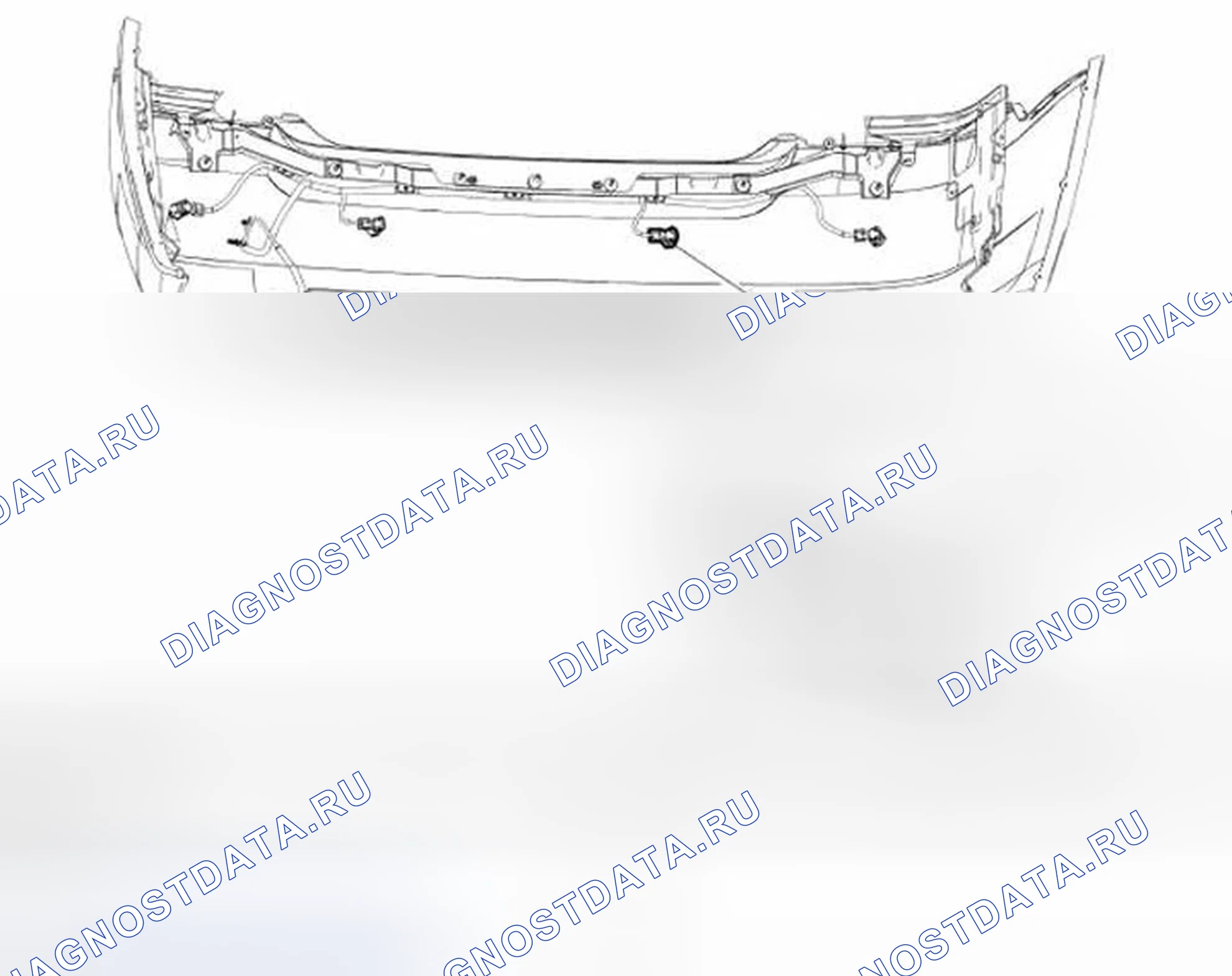 Рис. 29: Датчик помощи при парковке. Ford Freestyle I