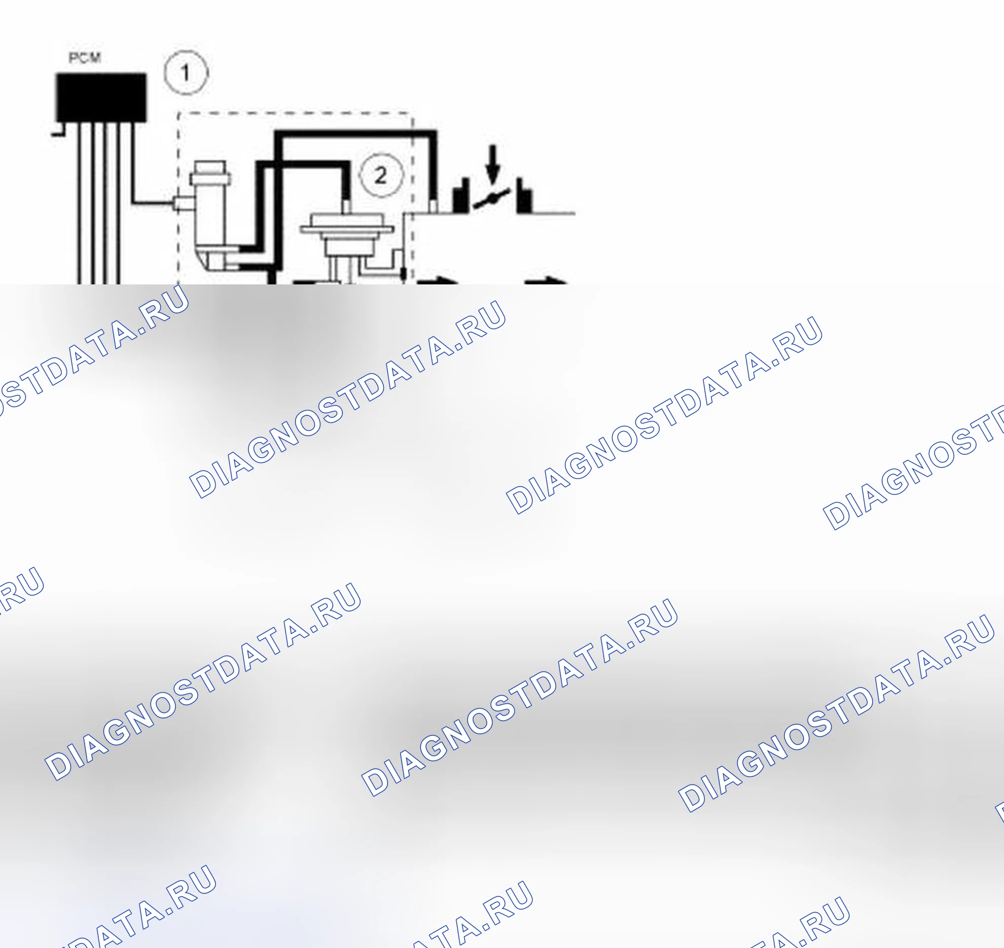 Рис. 110: Компоненты системы рециркуляция отработавших газов. Hyundai ix25 II