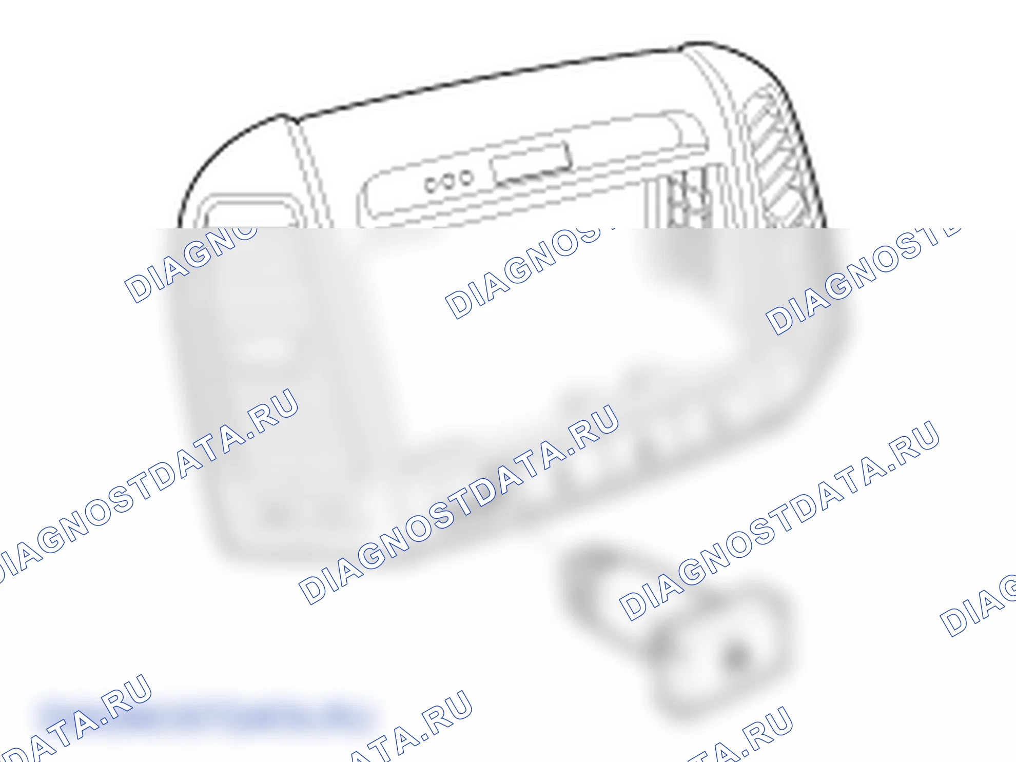 Выключатель аварийной лампы. Hyundai Santa Fe CM