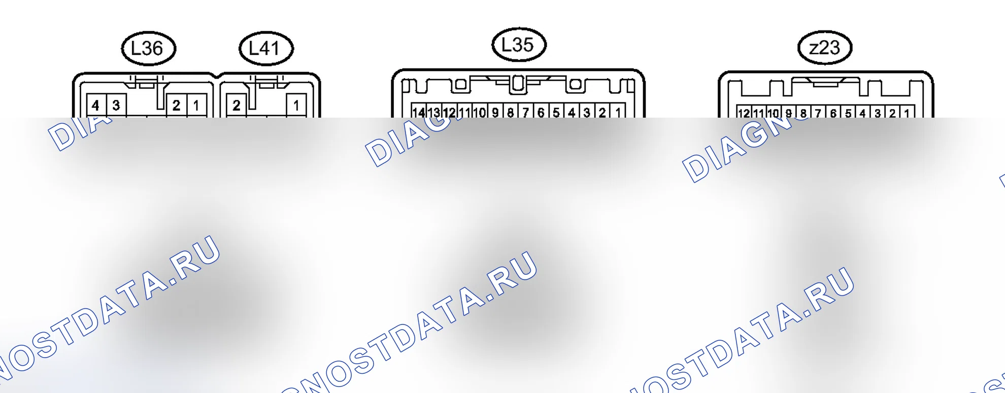 Рис. 44: КЛЕММЫ ЭБУ. Toyota Prius V I