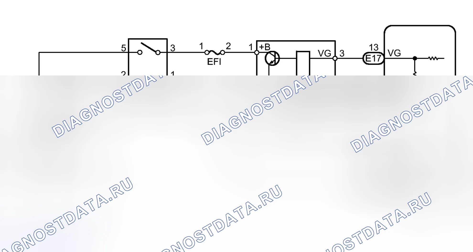 Рис. 362: электросхема. Toyota Tacoma II рестайлинг