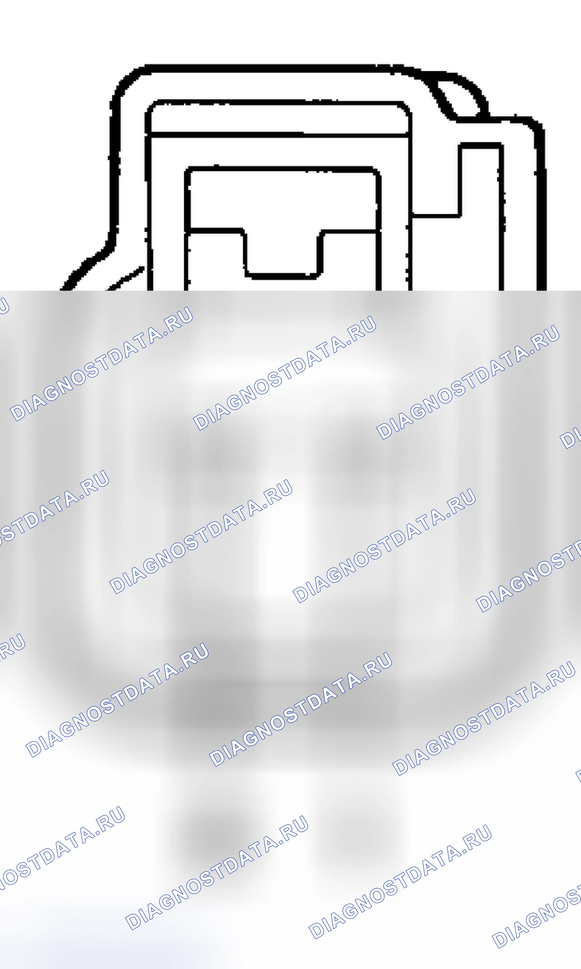 Рис. 8: Переключатель двери Приоткрыто C526, C602, C715, C820. Hyundai Nexo I