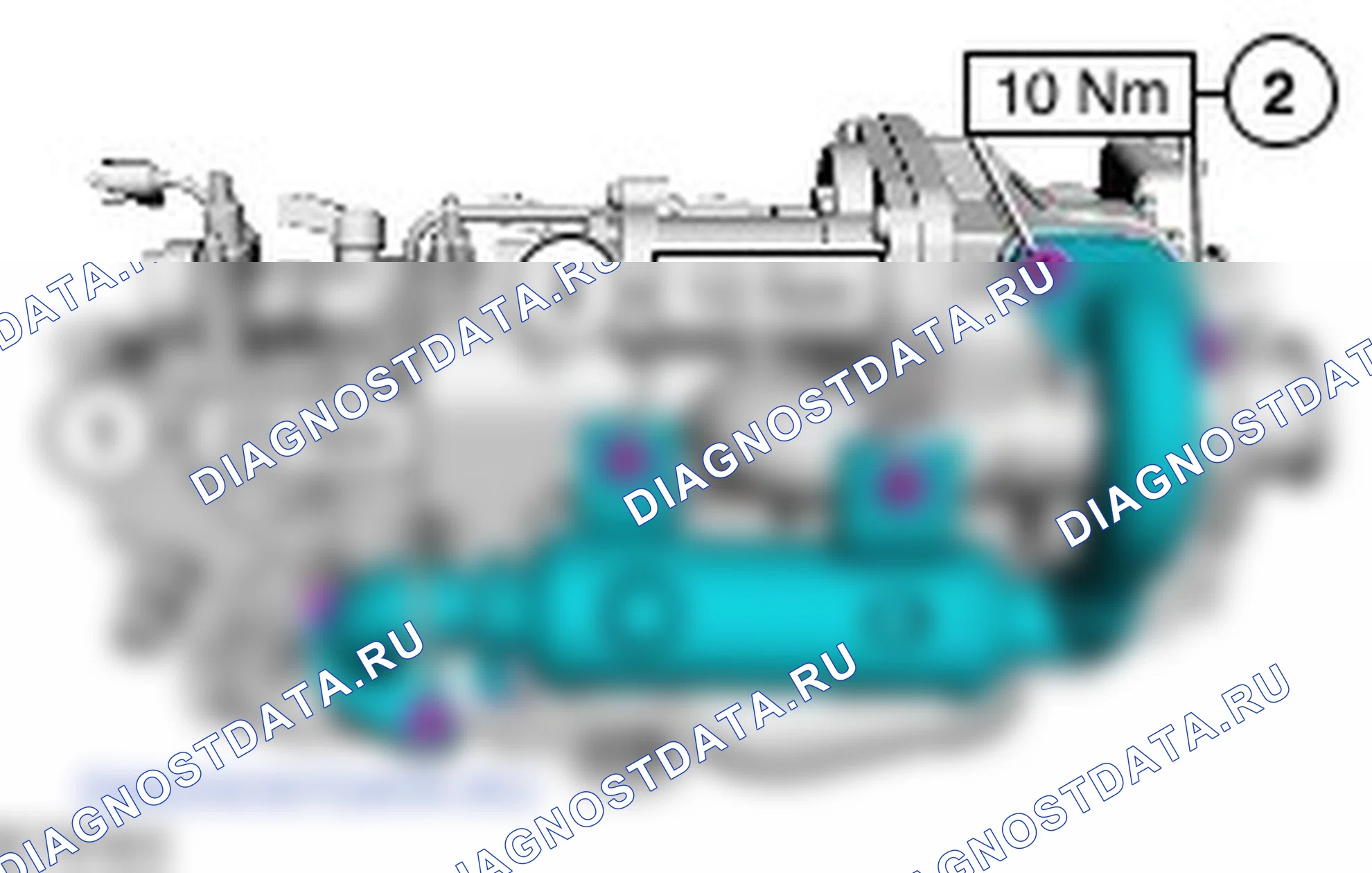 Разборка узла головки цилиндров. Ford Transit Connect I