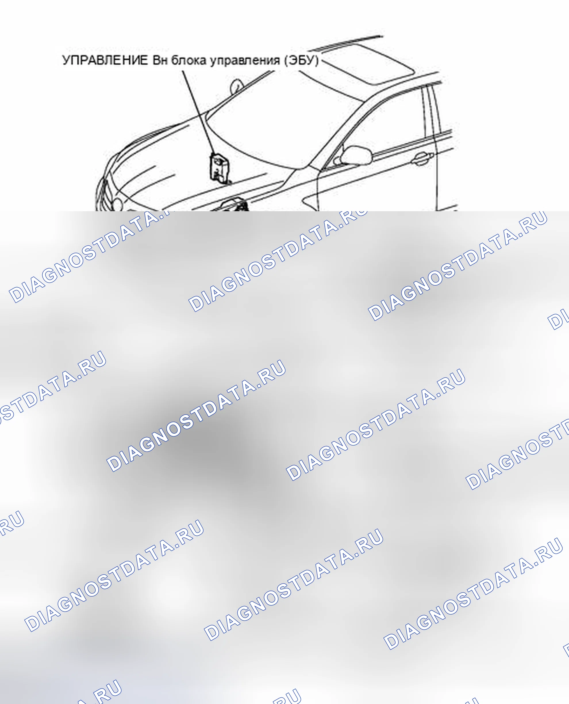 Рис. 465: ИЛЛЮСТРАЦИЯ. Toyota Camry XV40 рестайлинг