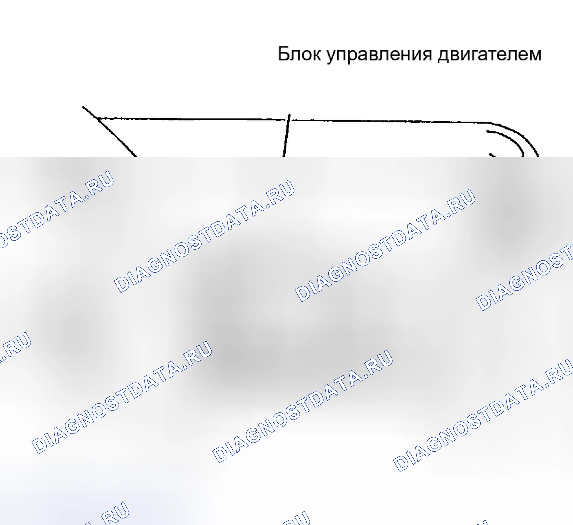 Рис. 4: РАСПОЛОЖЕНИЕ МОДУЛЯ УПРАВЛЕНИЯ ДВИГАТЕЛЕМ. Suzuki Vitara I