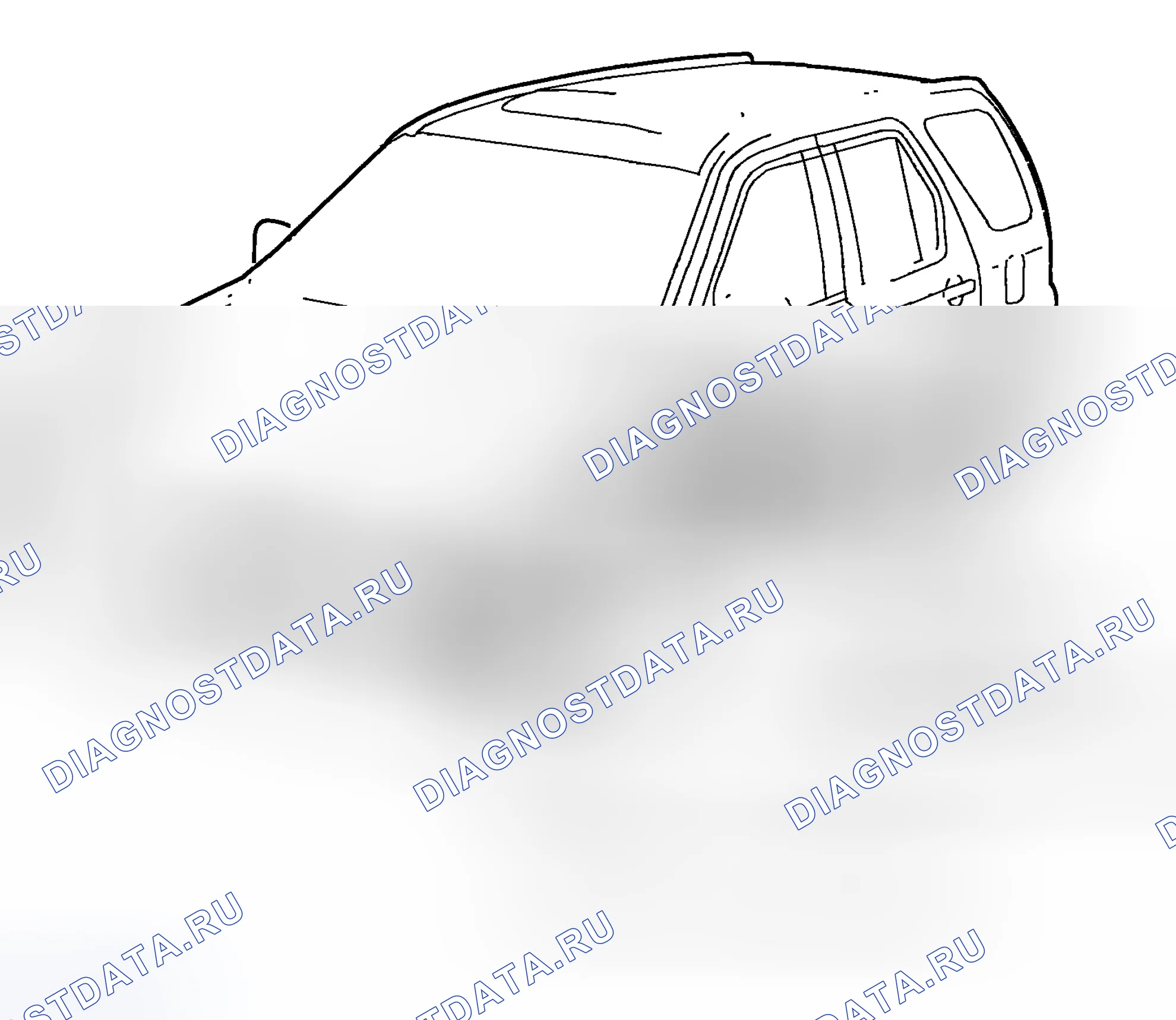 Рис. 2: Индекс расположения компонентов. Honda CR-V II рестайлинг