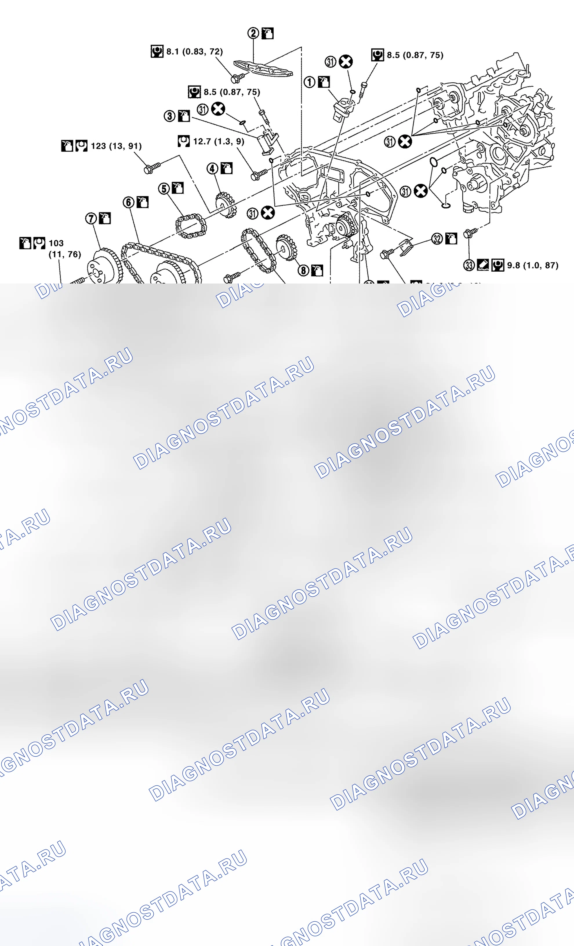 Рис. 33: Компоненты. Infiniti M35 III