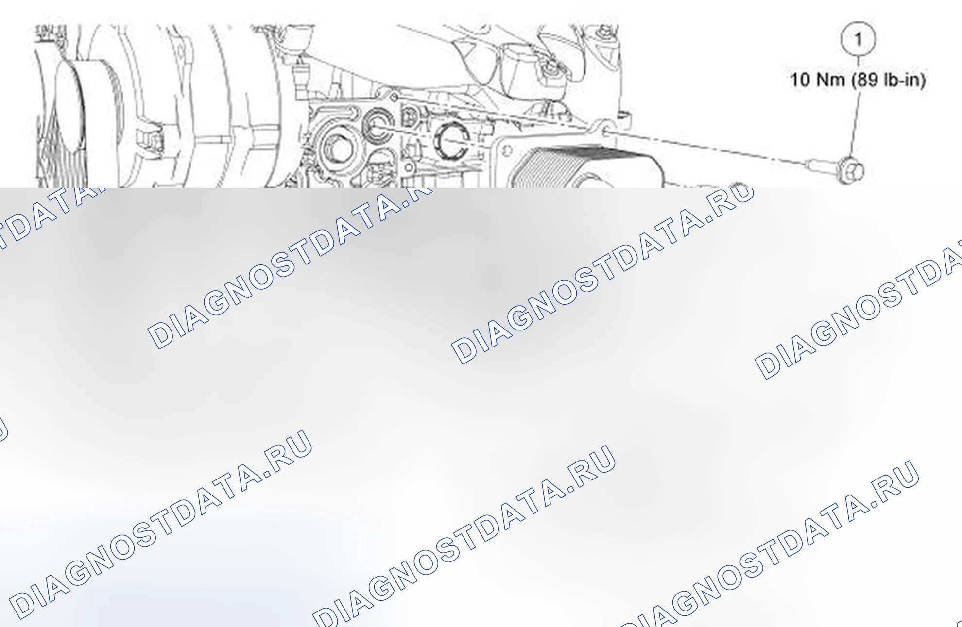 Рис. 10: Маслоохладитель. Ford Edge I