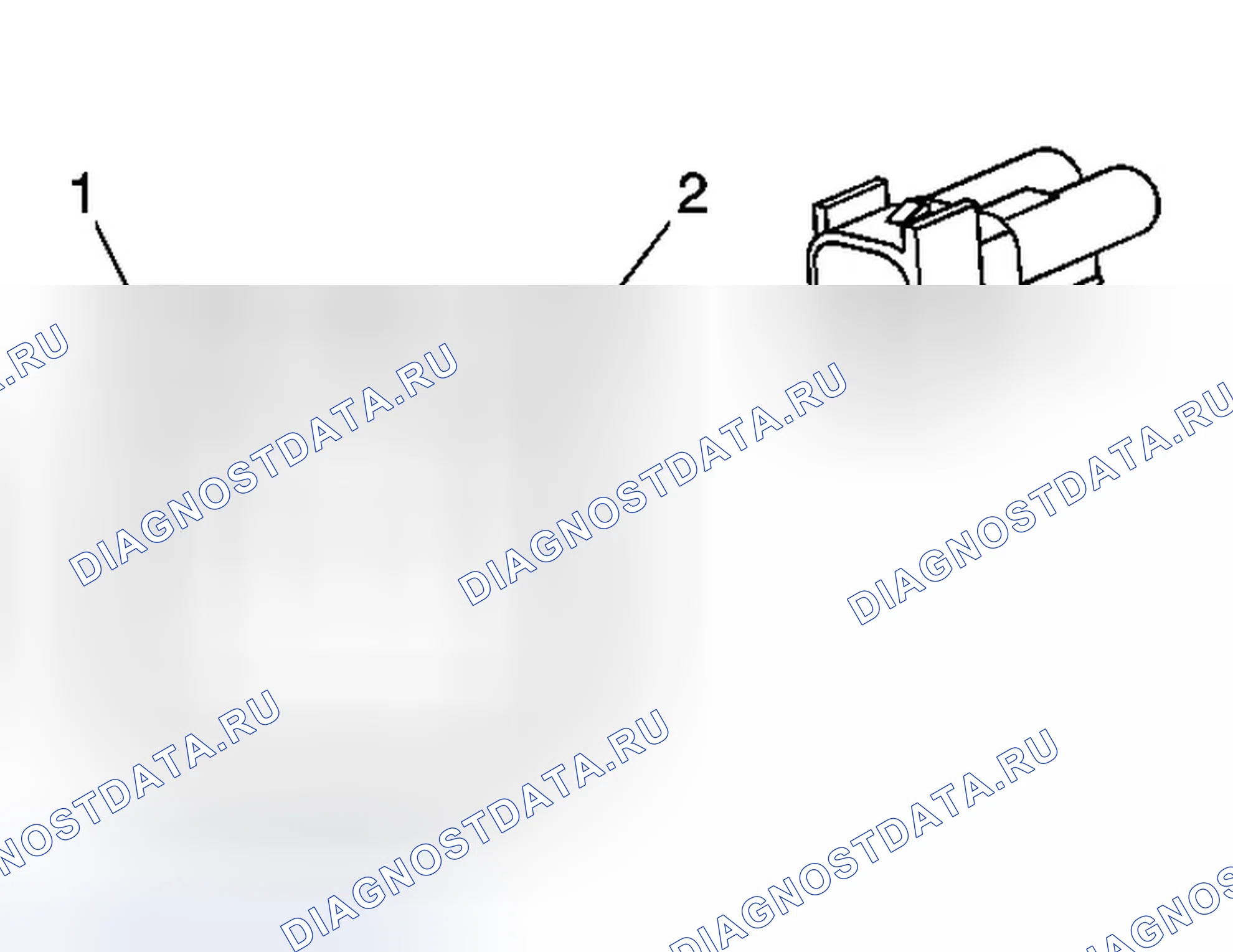 Рис. 4: X101 Привязные ремни к двигателю. Chevrolet HHR I