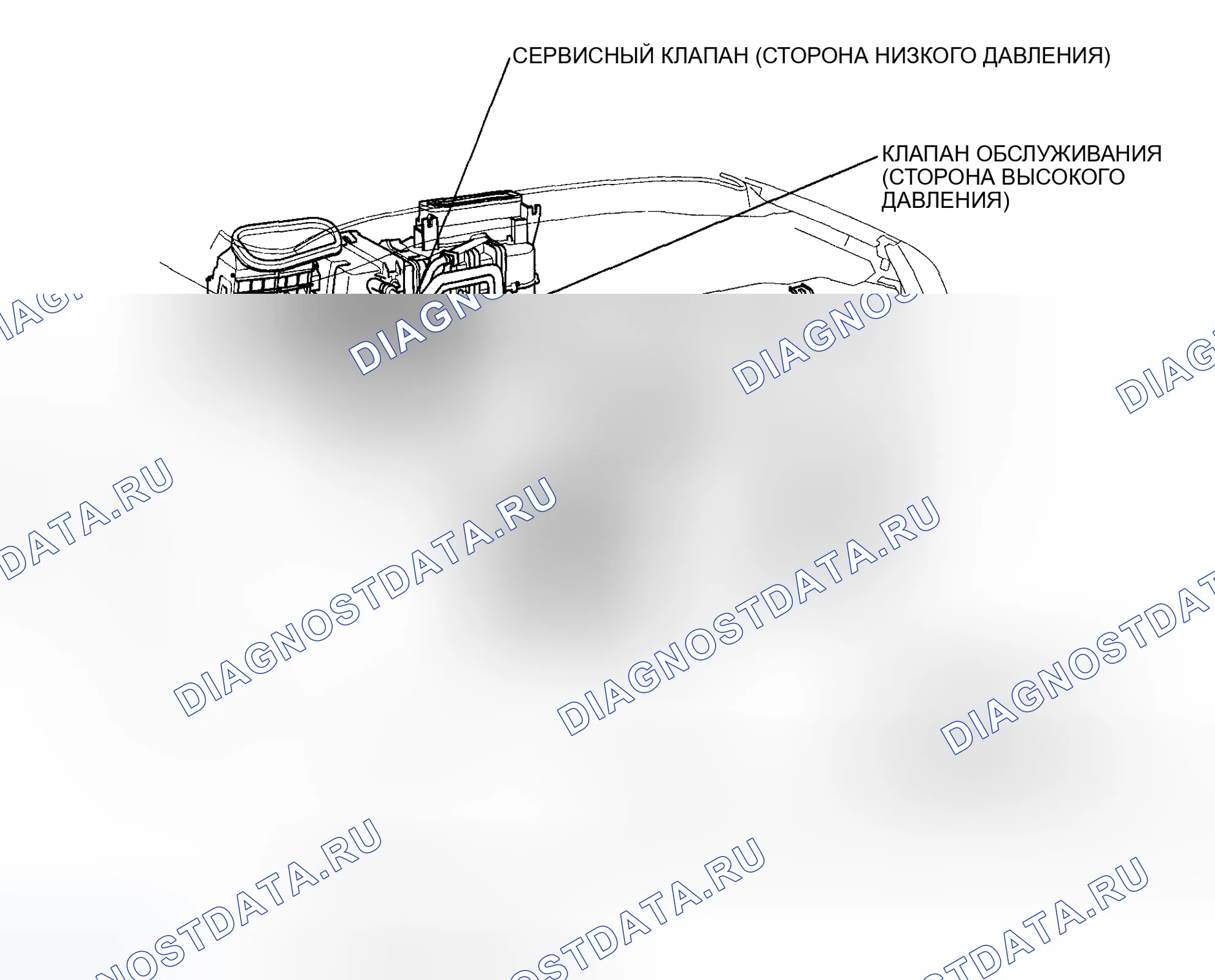 Рис. 1: Указатель расположения компонентов. Honda Pilot I
