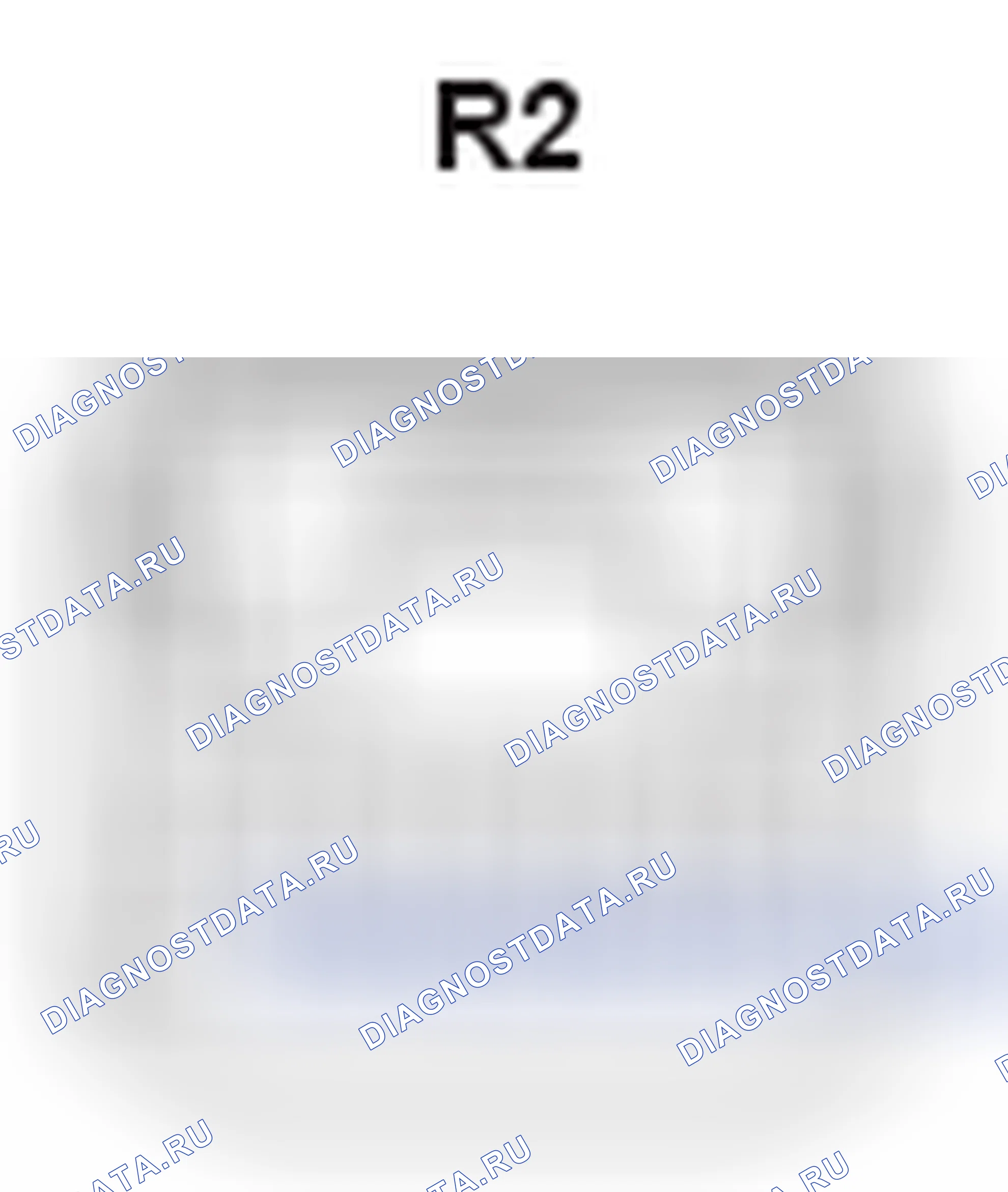 Рис. 471: Разъем памяти кресла Sw (Lh), вид с торца (R2). Lexus GS III