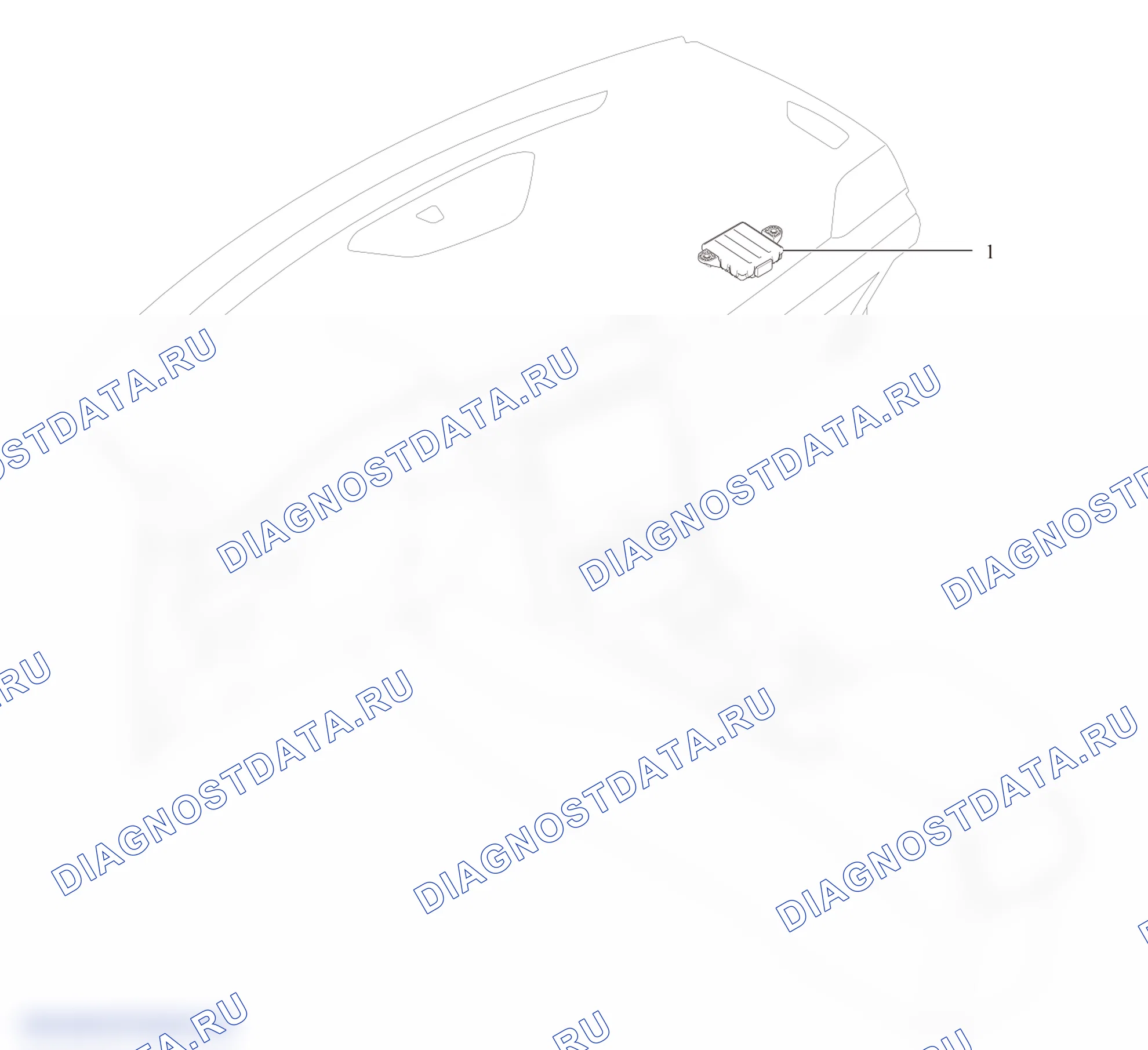 Схема расположения сетевого шлюза — Haval H4. Haval H4 I