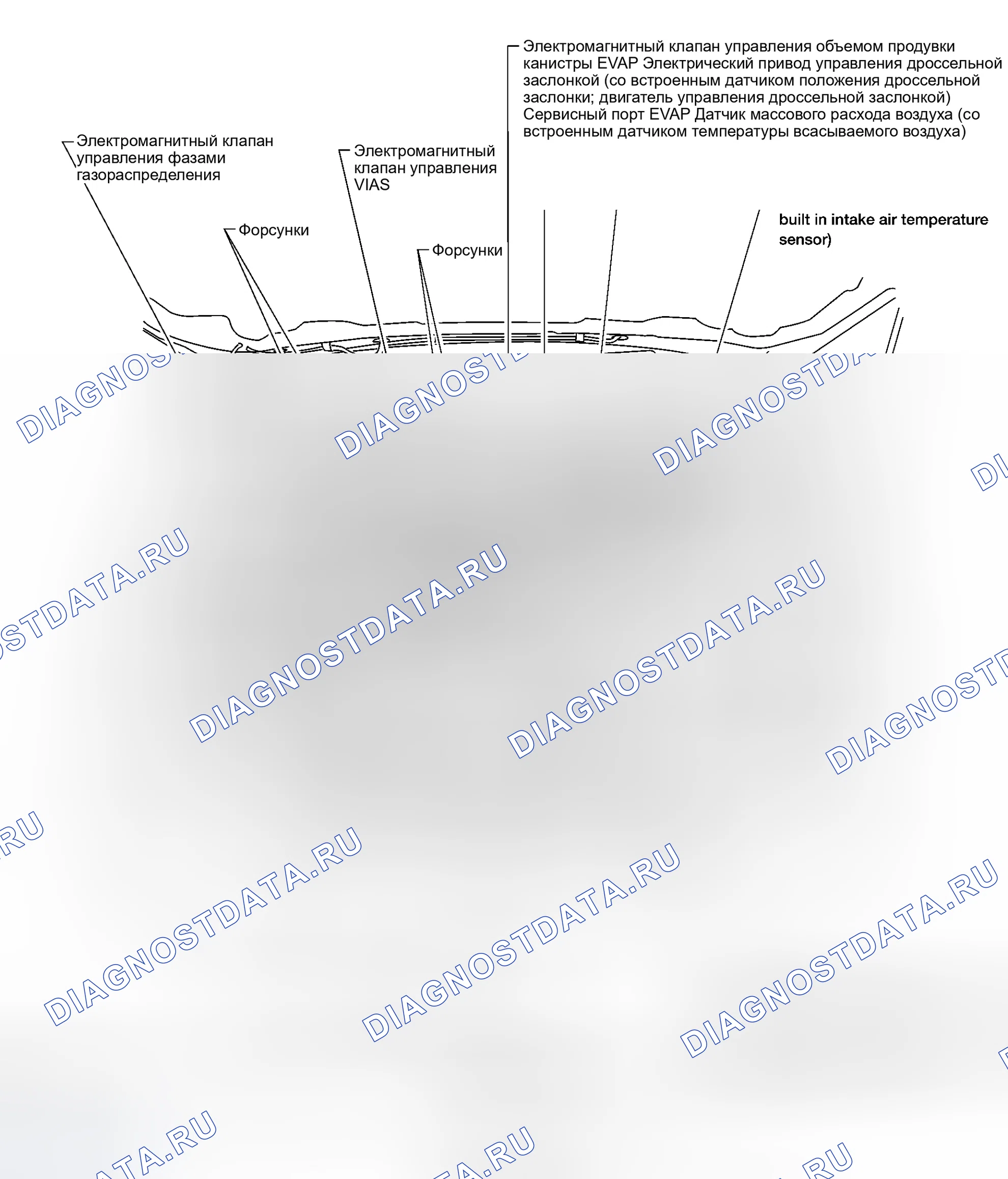 Рис. 854: РАСПОЛОЖЕНИЕ КОМПОНЕНТОВ. Nissan Sentra B15