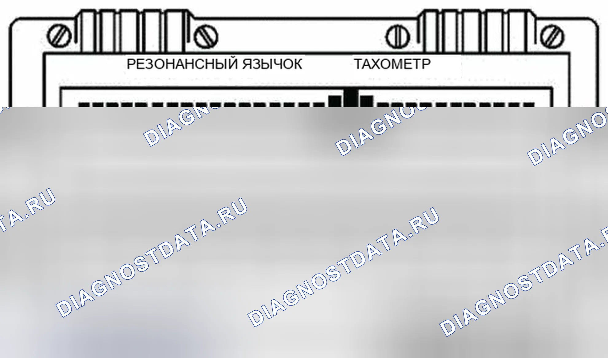 Рис. 1: Описание тахометра Reed. Kia Optima I