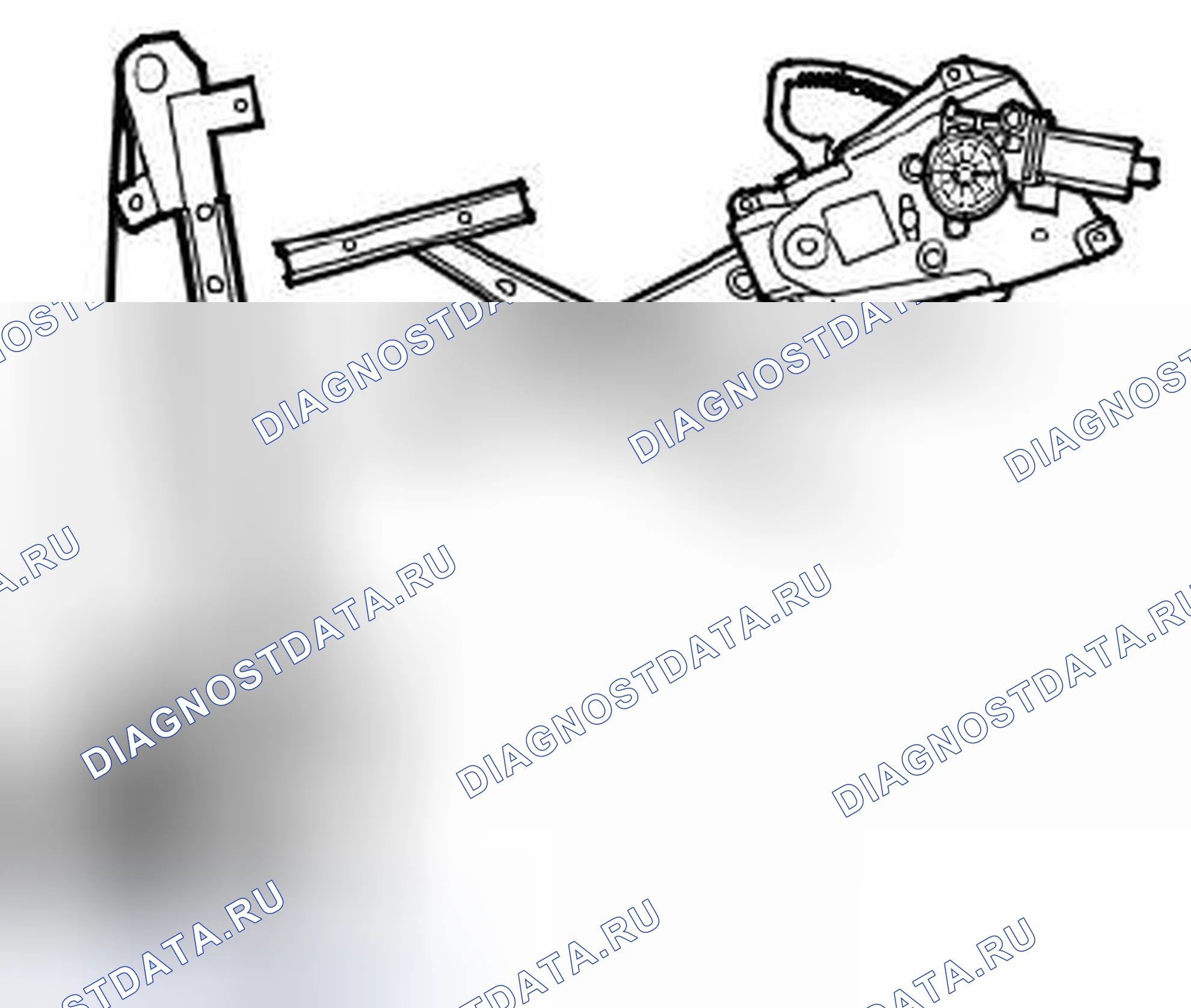 Рис. 185: Подъемники для окон. Kia Picanto III