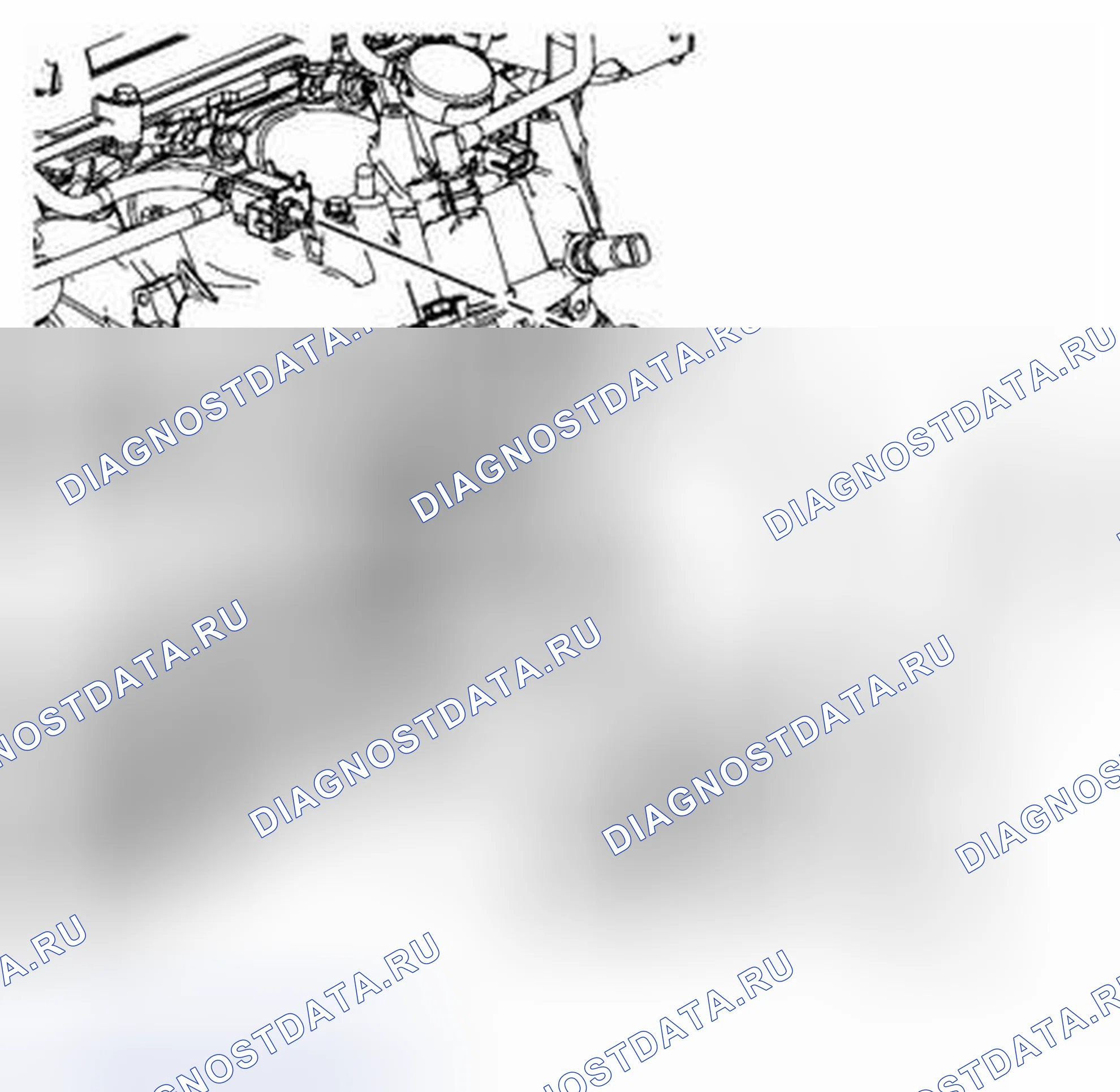 Рис. 75: Демонтаж впускного коллектора (LDK, Lhu). Kia Picanto III рестайлинг