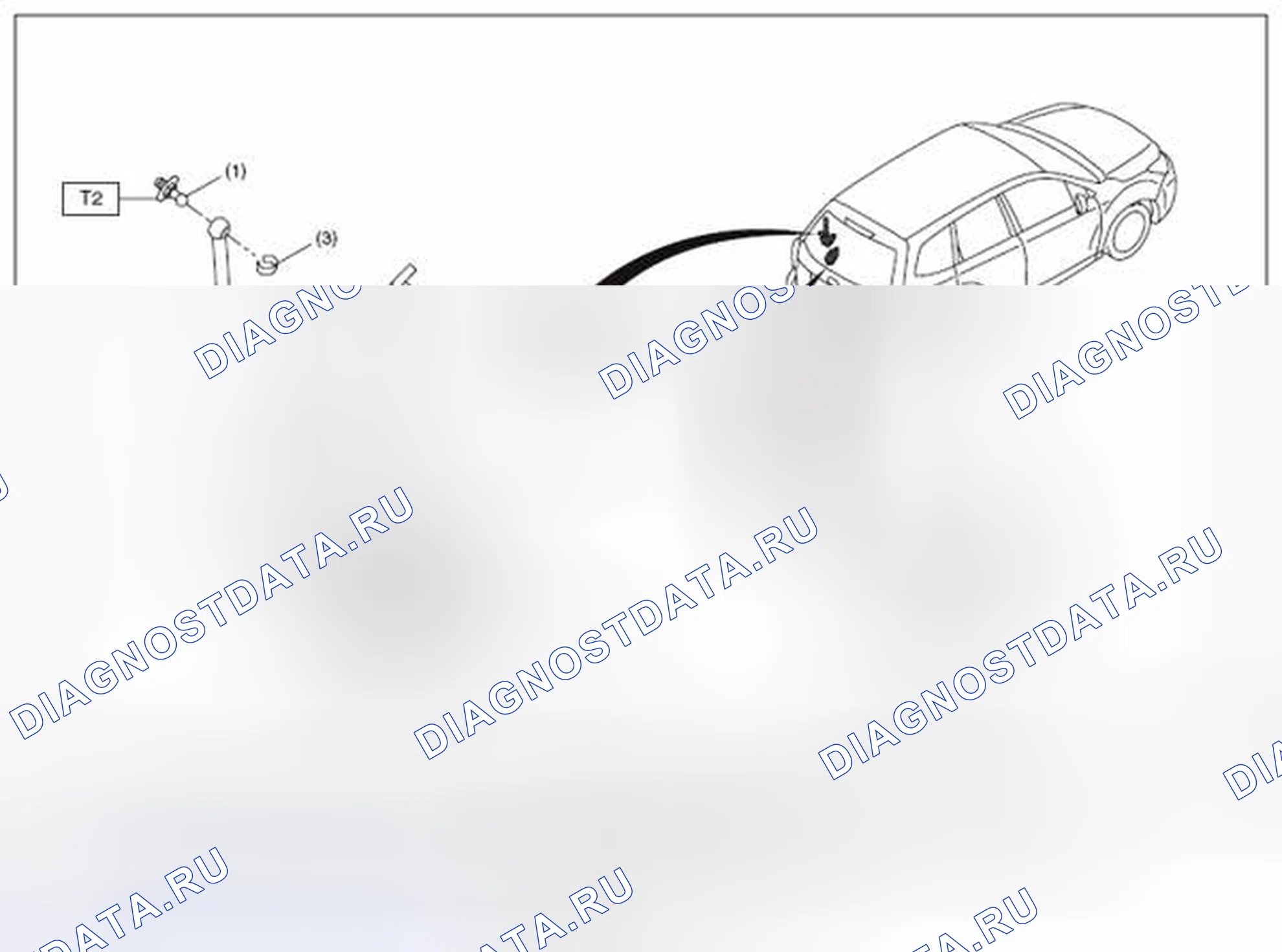 Рис. 8: БЛОК И ЗАДНИЕ ВОРОТА. Subaru Forester SJ