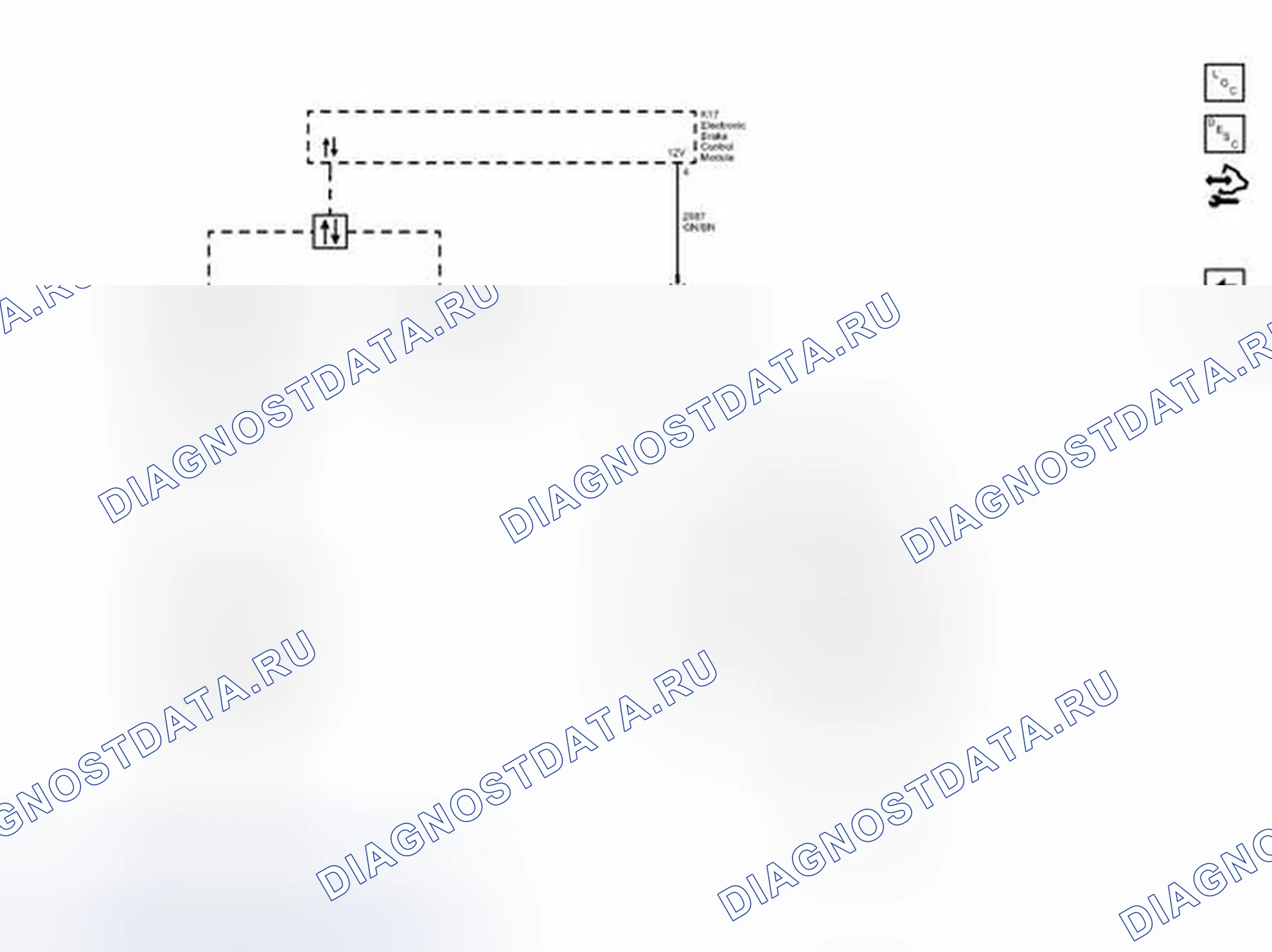 Рис. 3: Схема проводки системы управления тяговым усилием. Chevrolet Spark M300