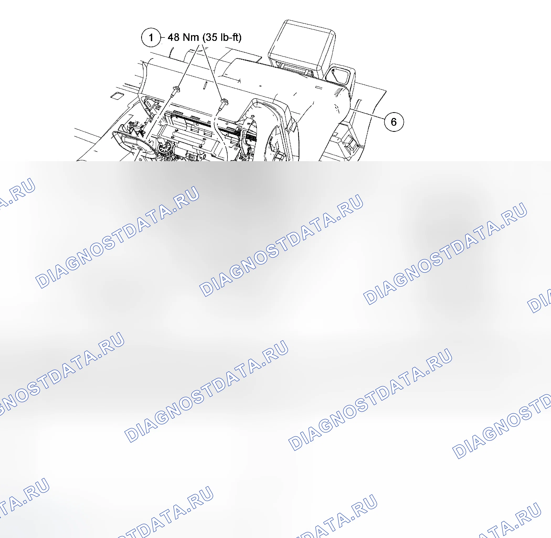 Рис. 337: Сиденье - переднее. Ford Pickup F350 Super Duty 