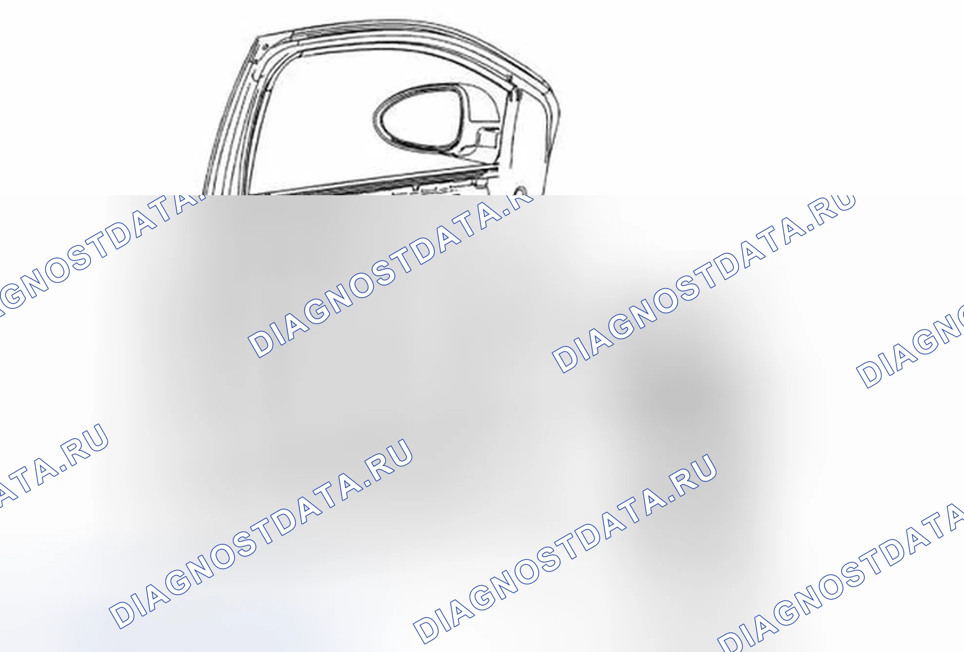 Рис. 13: Замена регулятора переднего дверного окна. Chevrolet Sonic I
