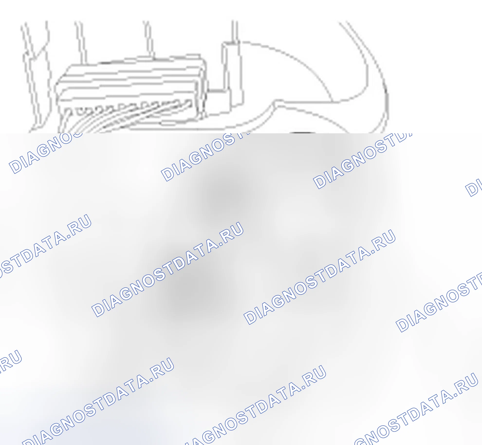 Рис. 131: Расположение компонентов. Hyundai Accent III