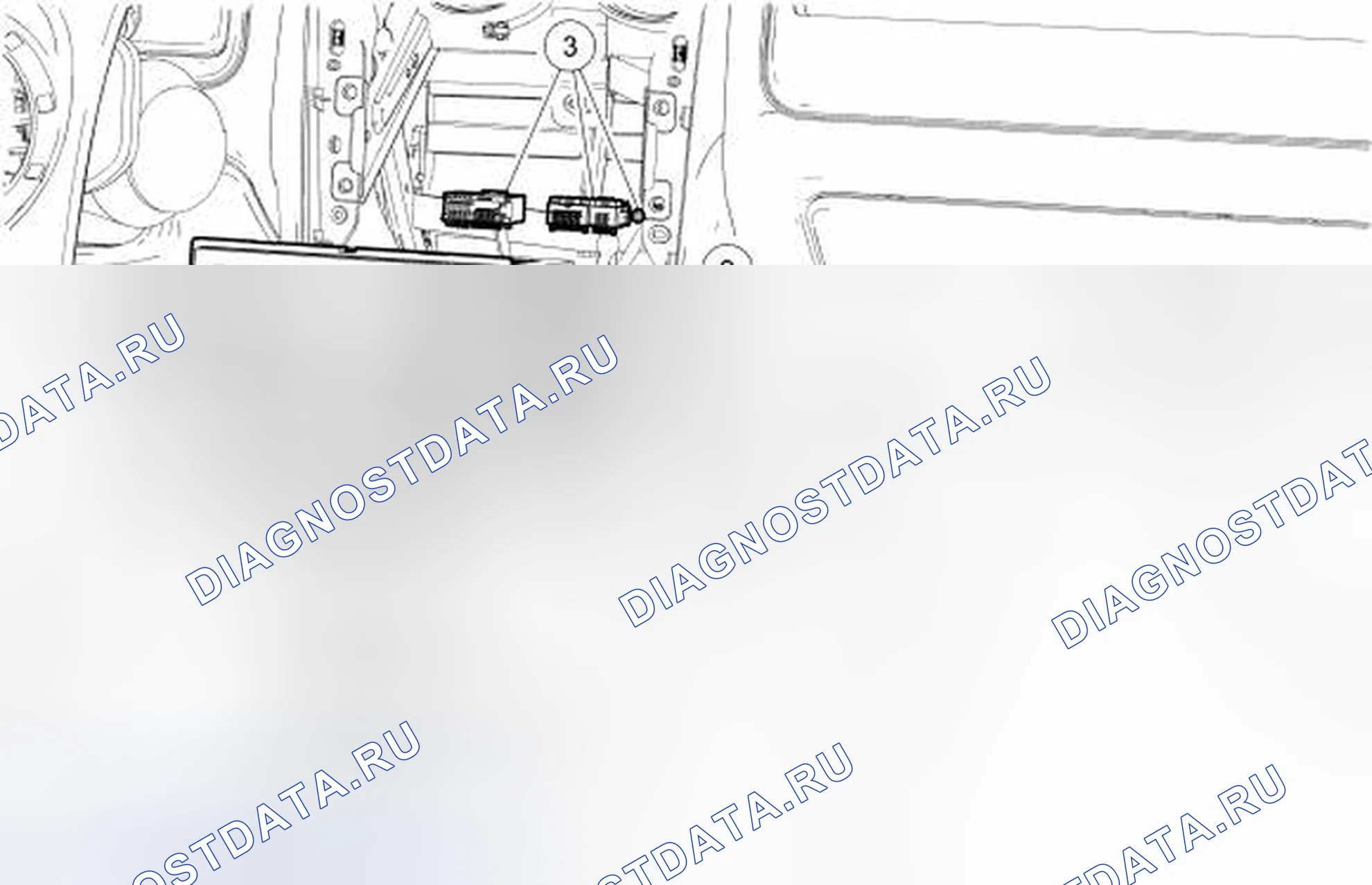 Рис. 22: Модуль управления аудио (ACM). Hyundai Pony II