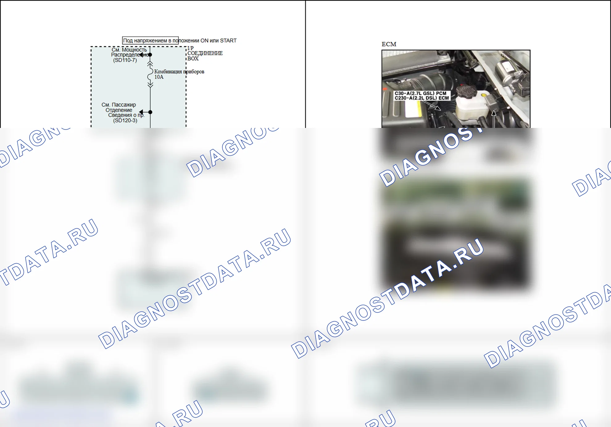 P1380: круиз-контроль на лампе ошибка. Hyundai Santa Fe CM