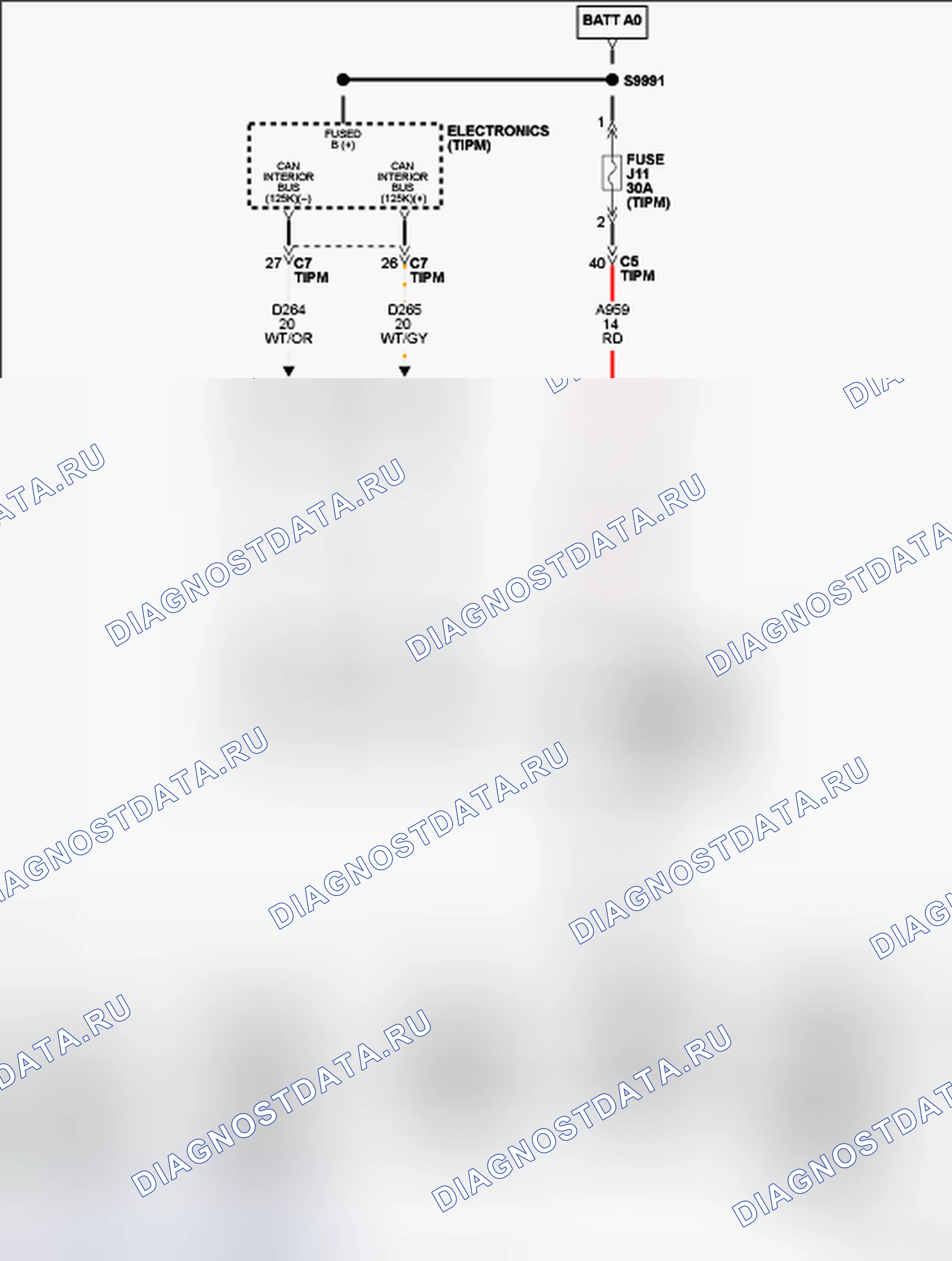 Рис. 132: ОТСУТСТВИЕ ОТВЕТА ОТ PSDMR (ПРАВЫЙ СИЛОВОЙ МОДУЛЬ РАЗДВИЖНОЙ ДВЕРИ). Dodge Grand Caravan V