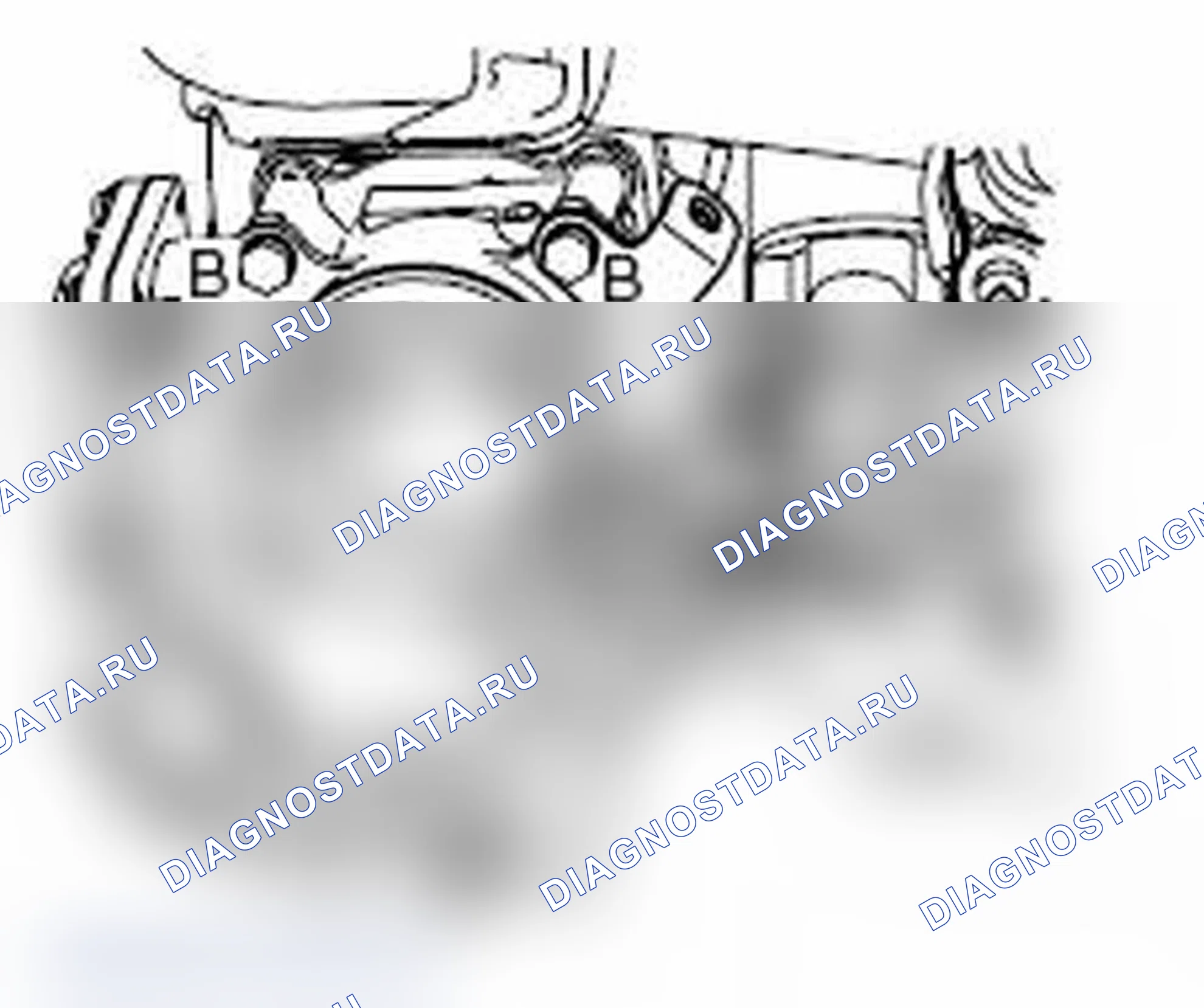 Рис. 205: >> D <<УСТАНОВКА ПРОКЛАДКИ КОРПУСА ДРОССЕЛЯ/КОРПУСА ДРОССЕЛЯ. Mitsubishi Lancer Ralliart X рестайлинг