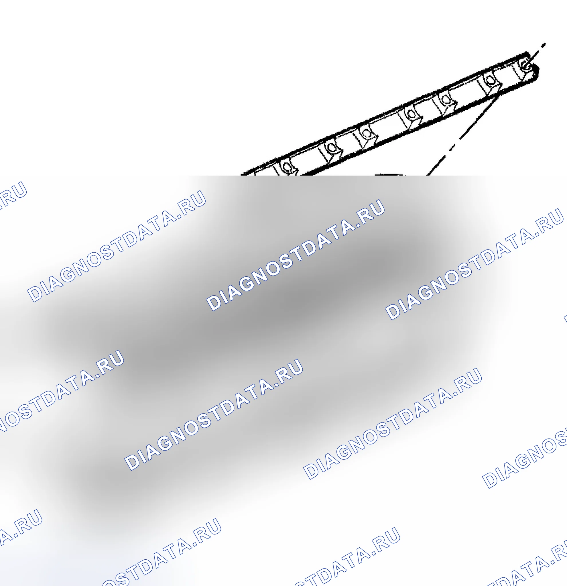 Рис. 1301: Установка коромысла клапана и толкателя. Chevrolet Chevy Express H2500 