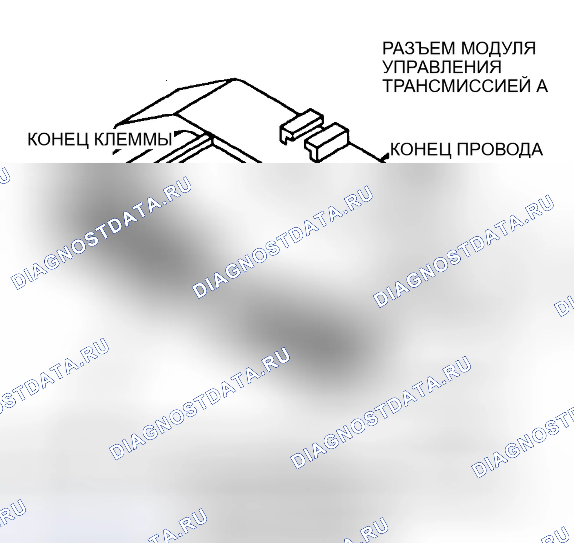 Рис. 289: Тест Tc-28A - Вид разъема блок управления силовым агрегатом (PCM) (блок управления силовым агрегатом) (5.2L сжатый природный газ " CNG "). Dodge Cab & Chassis R2500 AD pre