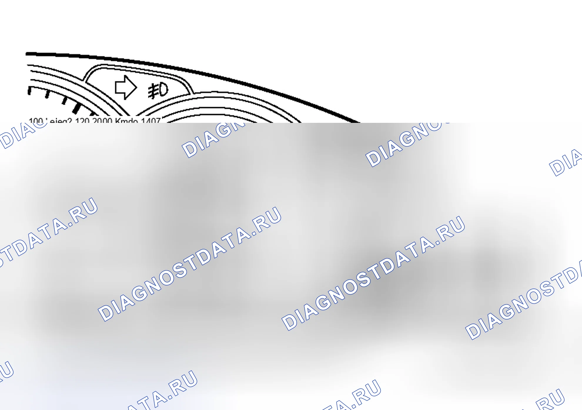 Рис. 3: ПРОВЕРКА ПРЕДУПРЕДИТЕЛЬНОЙ СВЕТОВОЙ СИГНАЛИЗАЦИИ TPMS. Mitsubishi Endeavor I