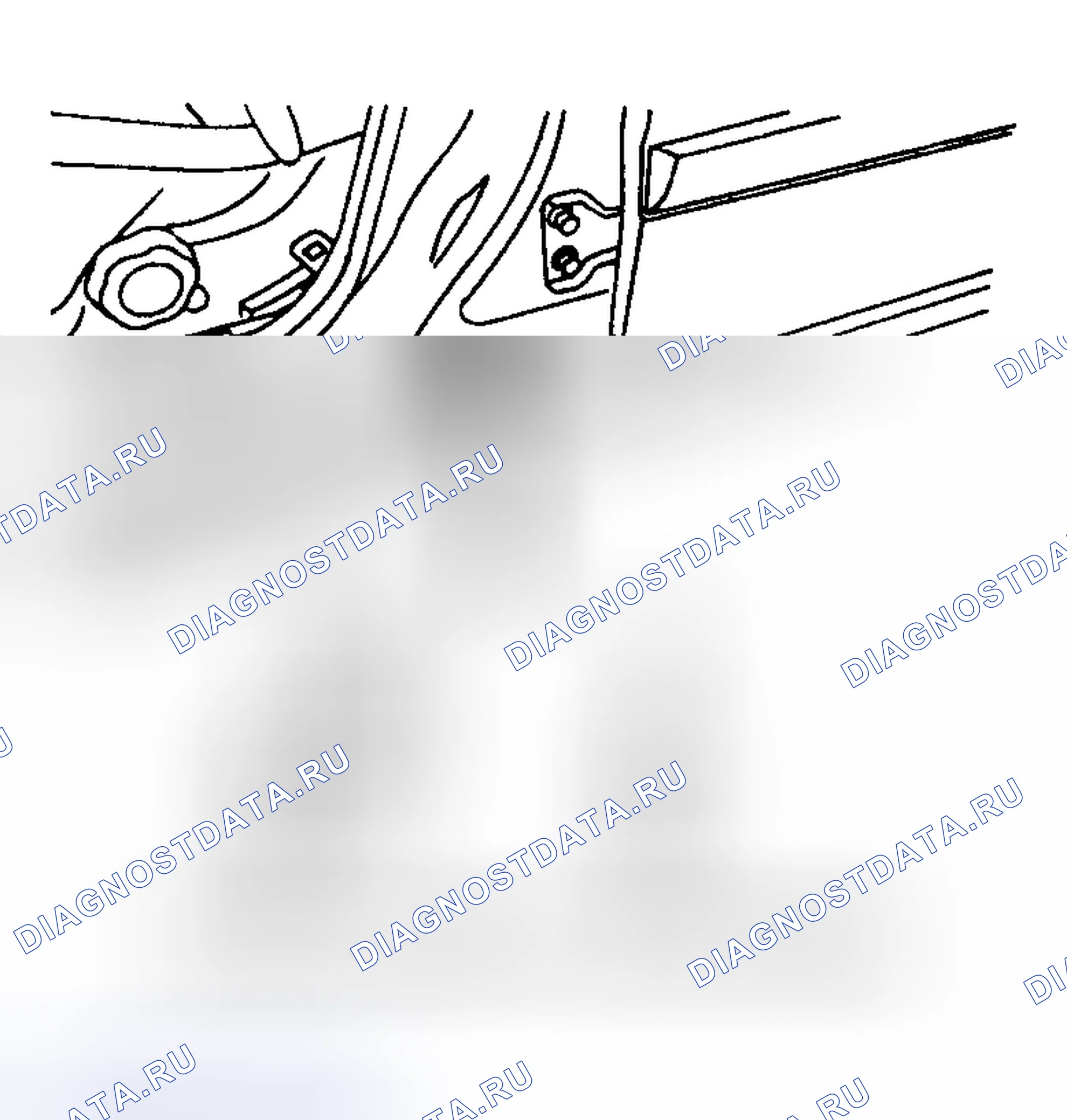 Рис. 8: ВЫКЛЮЧАТЕЛЬ ДВЕРИ Приоткрыто. Nissan Maxima A32
