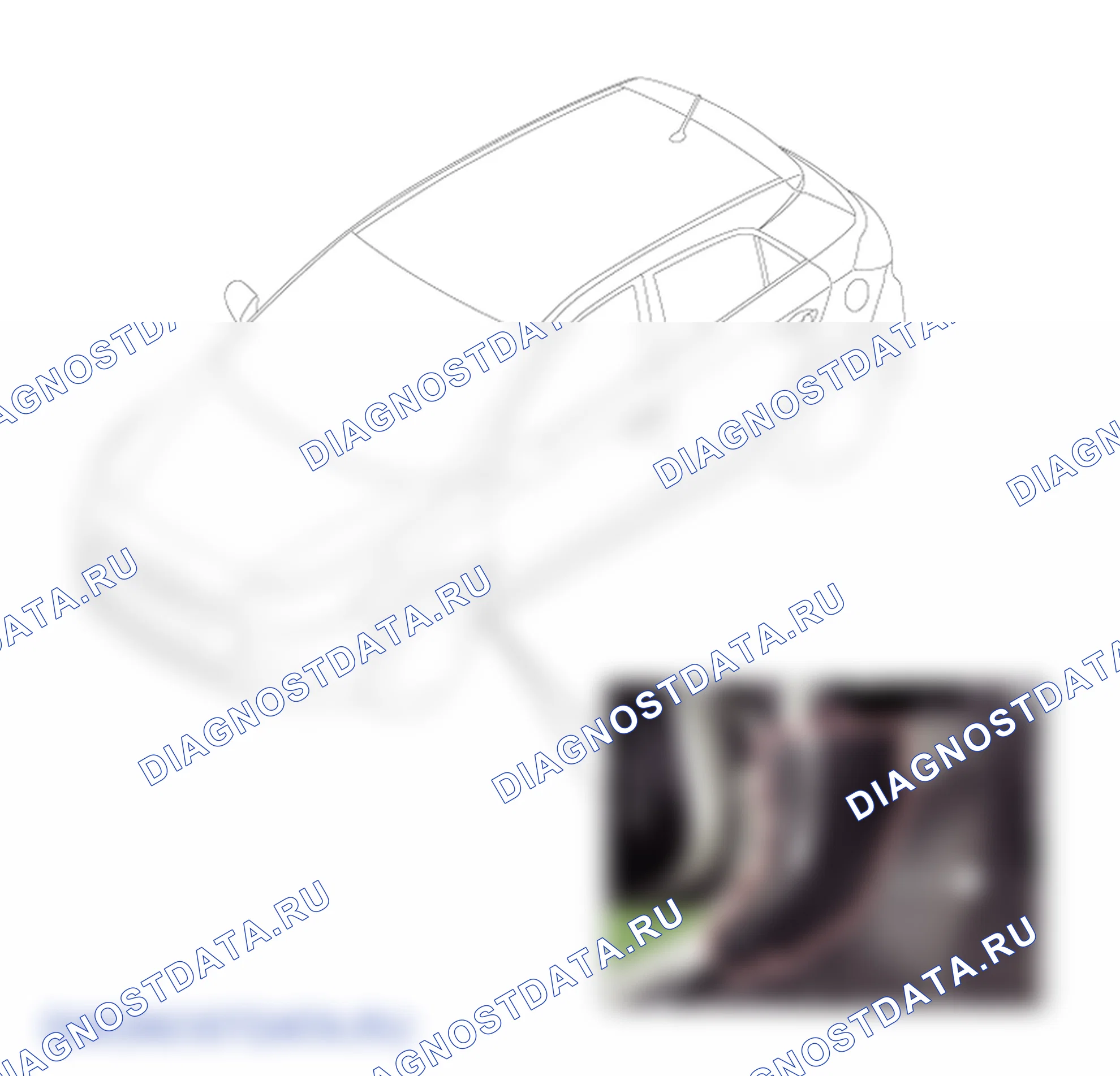 Расположение деталей боковой облицовки капота. Hyundai i20 GB
