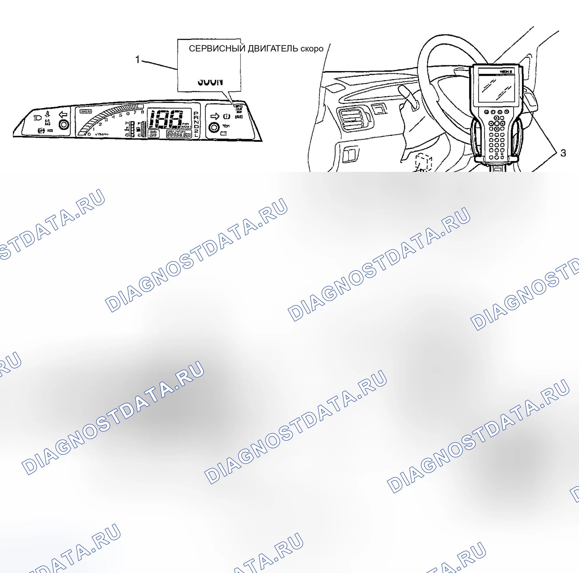 Рис. 33: Описание бортовой диагностической системы. Suzuki Aerio I