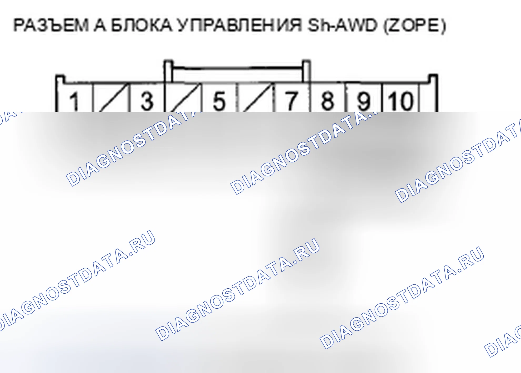 Рис. 27: расшифровка кода ошибки 44-12: Реле SH-AWD застряло во включенном состоянии. Acura ZDX I