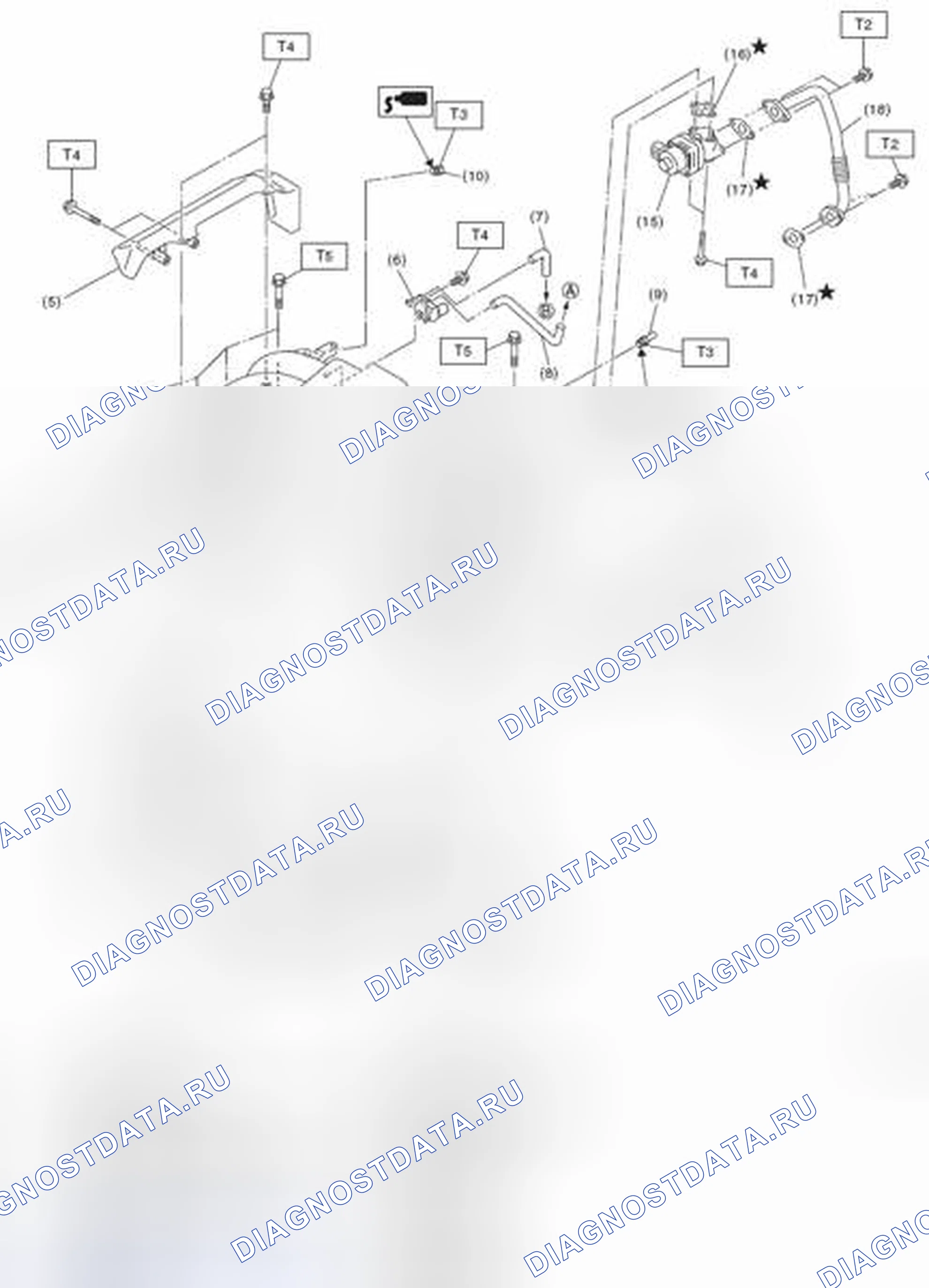 Рис. 264: ВПУСКНОЙ КОЛЛЕКТОР. Subaru Legacy BM/BR рестайлинг