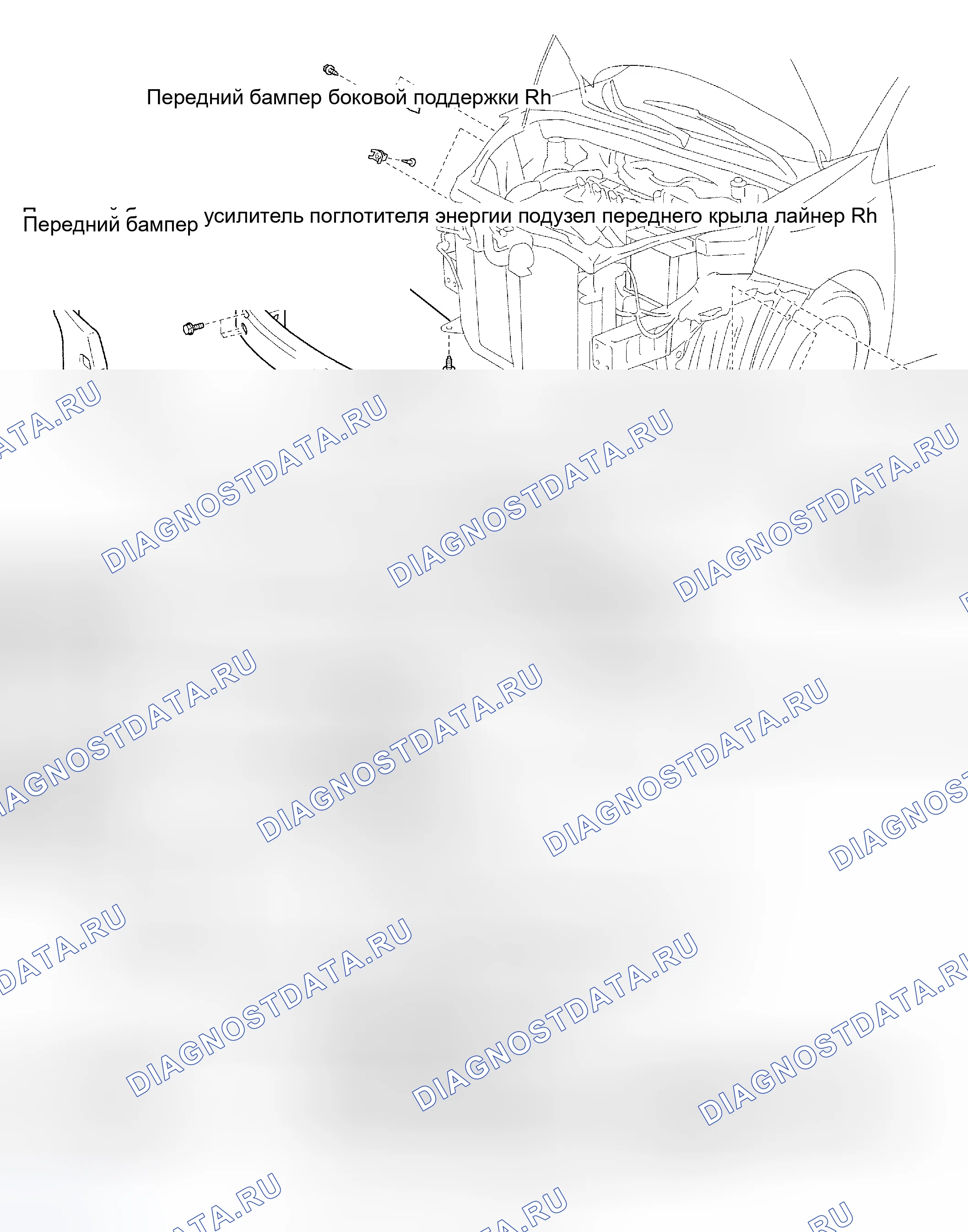 Рис. 1: КОМПОНЕНТЫ. Toyota Sienna II