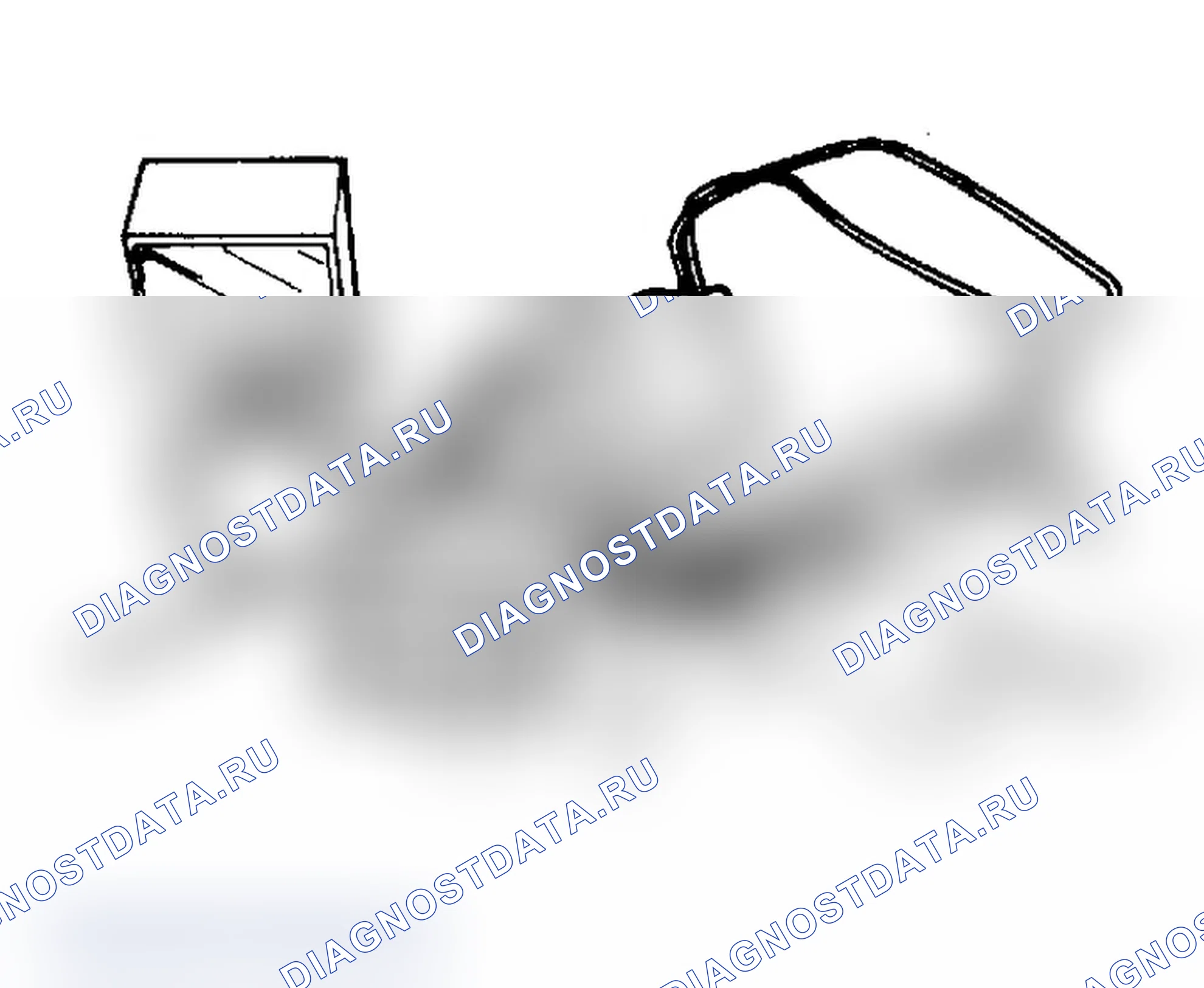 Рис. 2: Проверка соленоида привода (показано 626) Проверьте клеммы a-b, a-c и a-d.. Mazda 626 GC