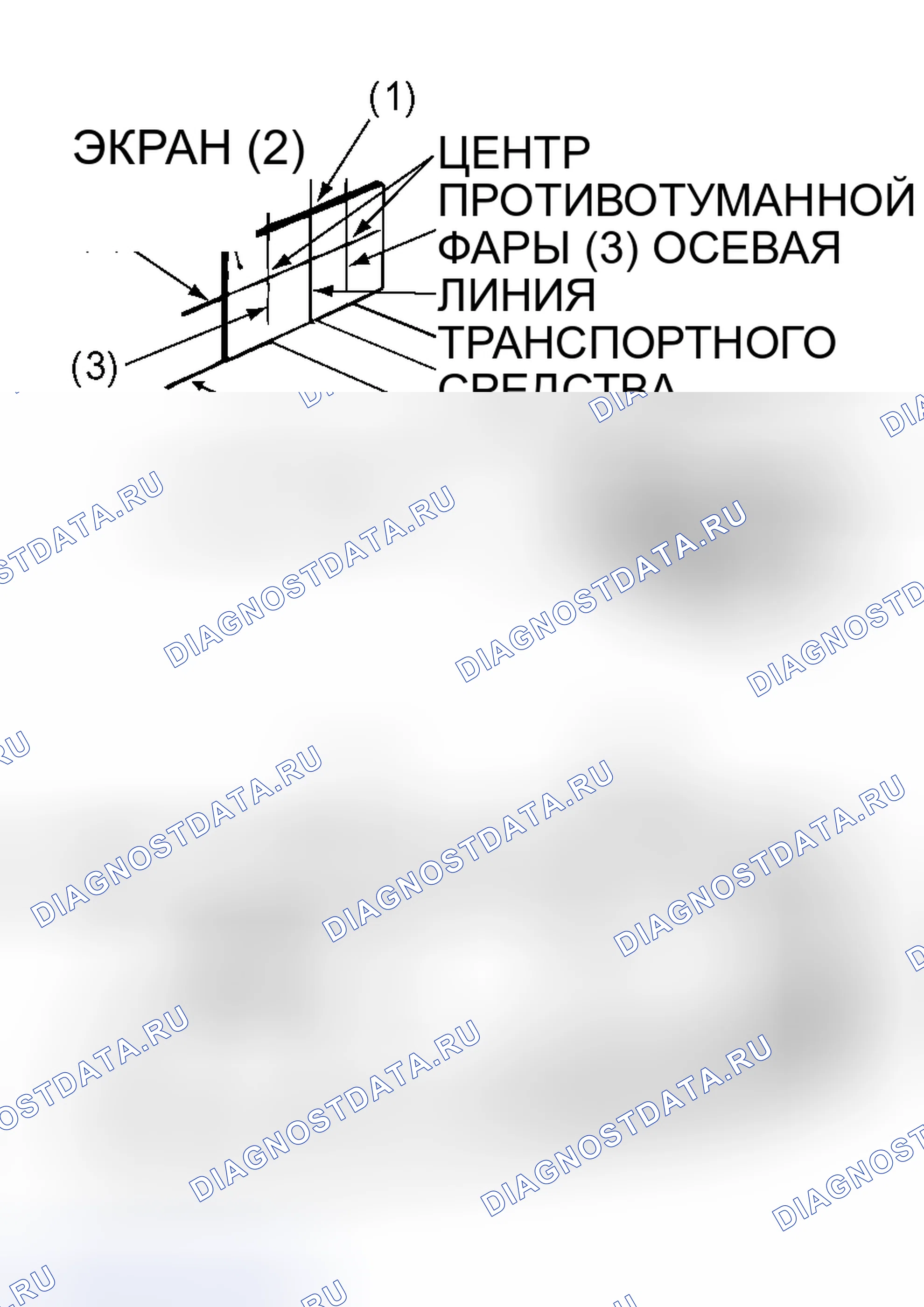 Рис. 25: ИНСТРУКЦИИ ПО ПРЕДВАРИТЕЛЬНОМУ ПРИЦЕЛИВАНИЮ. Mitsubishi Lancer IX рестайлинг