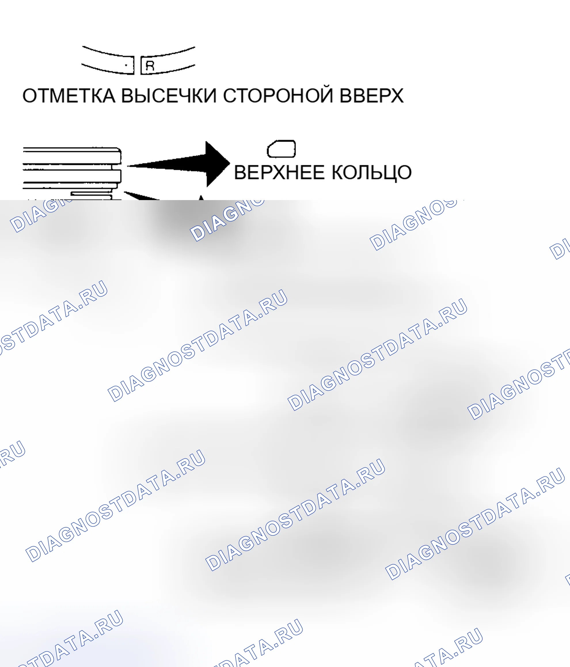Рис. 16: Поршневые кольца. Honda Legend I