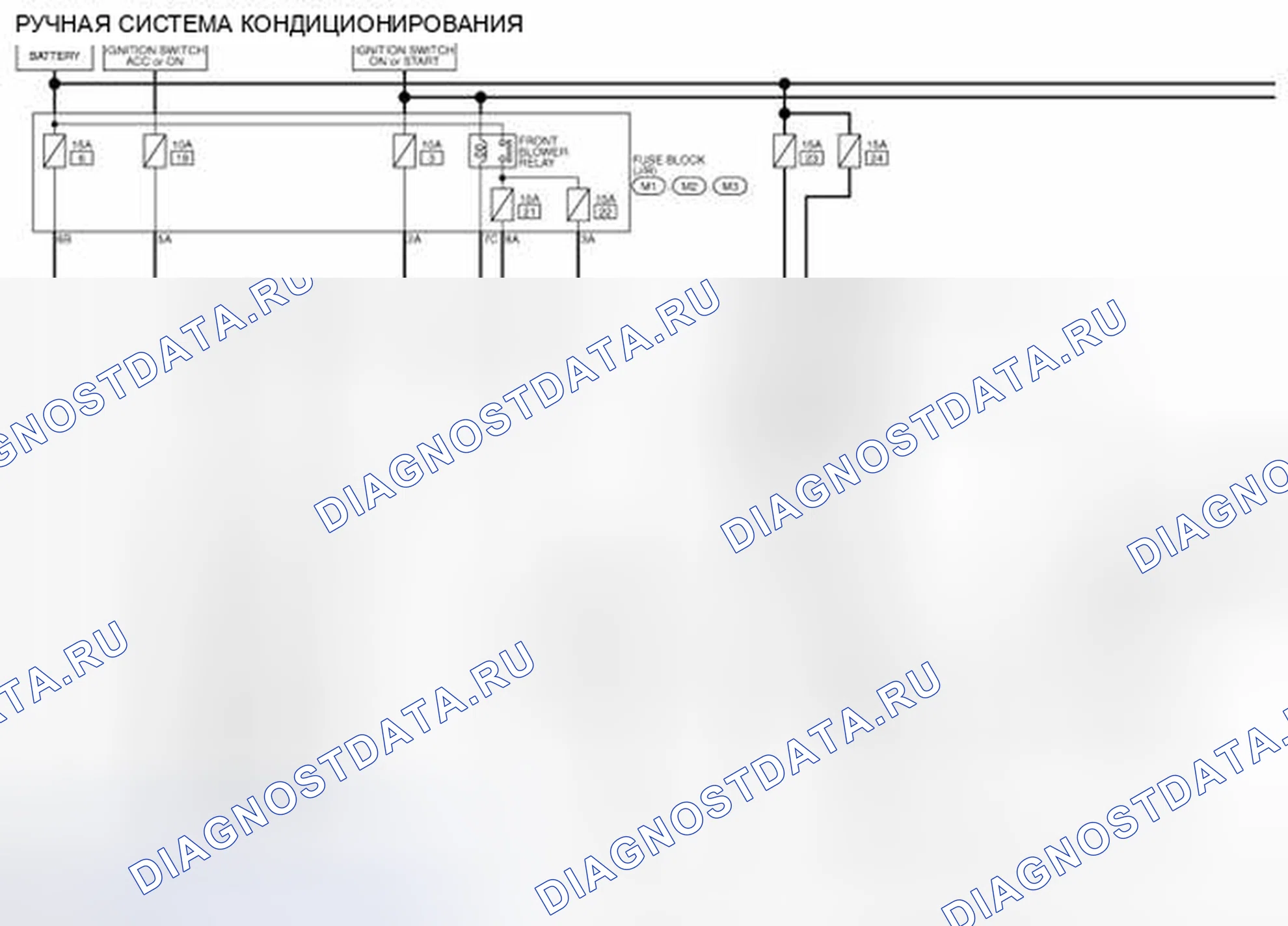 Рис. 43: электросхема. Nissan Quest IV